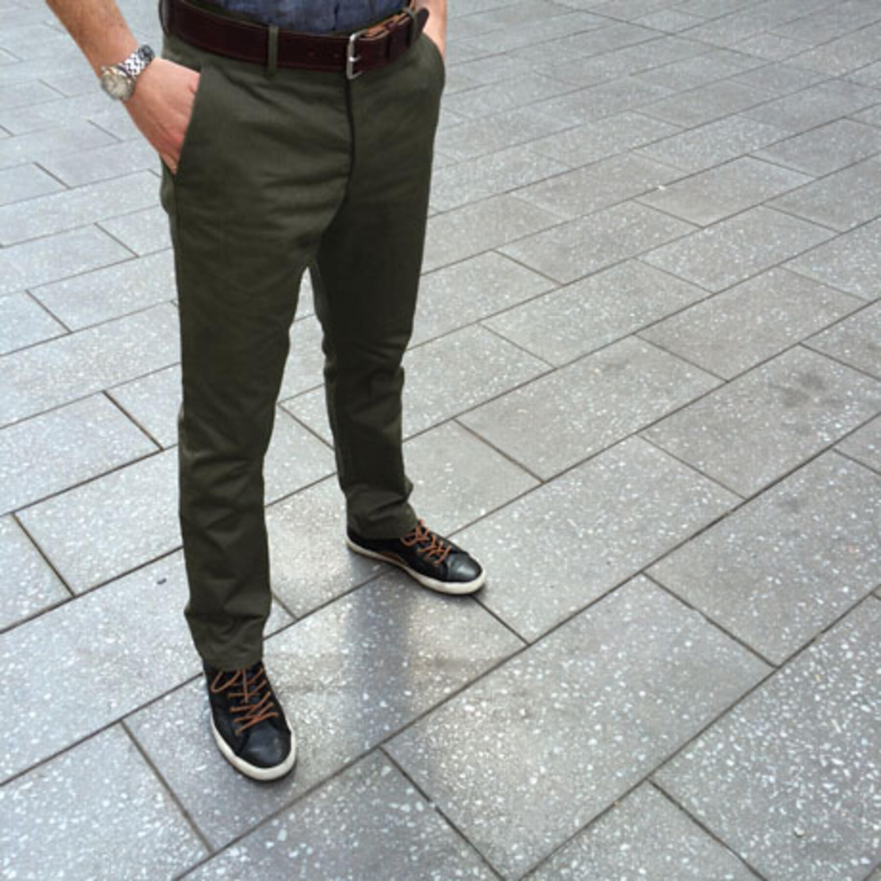 gustin #4 japan olive chino