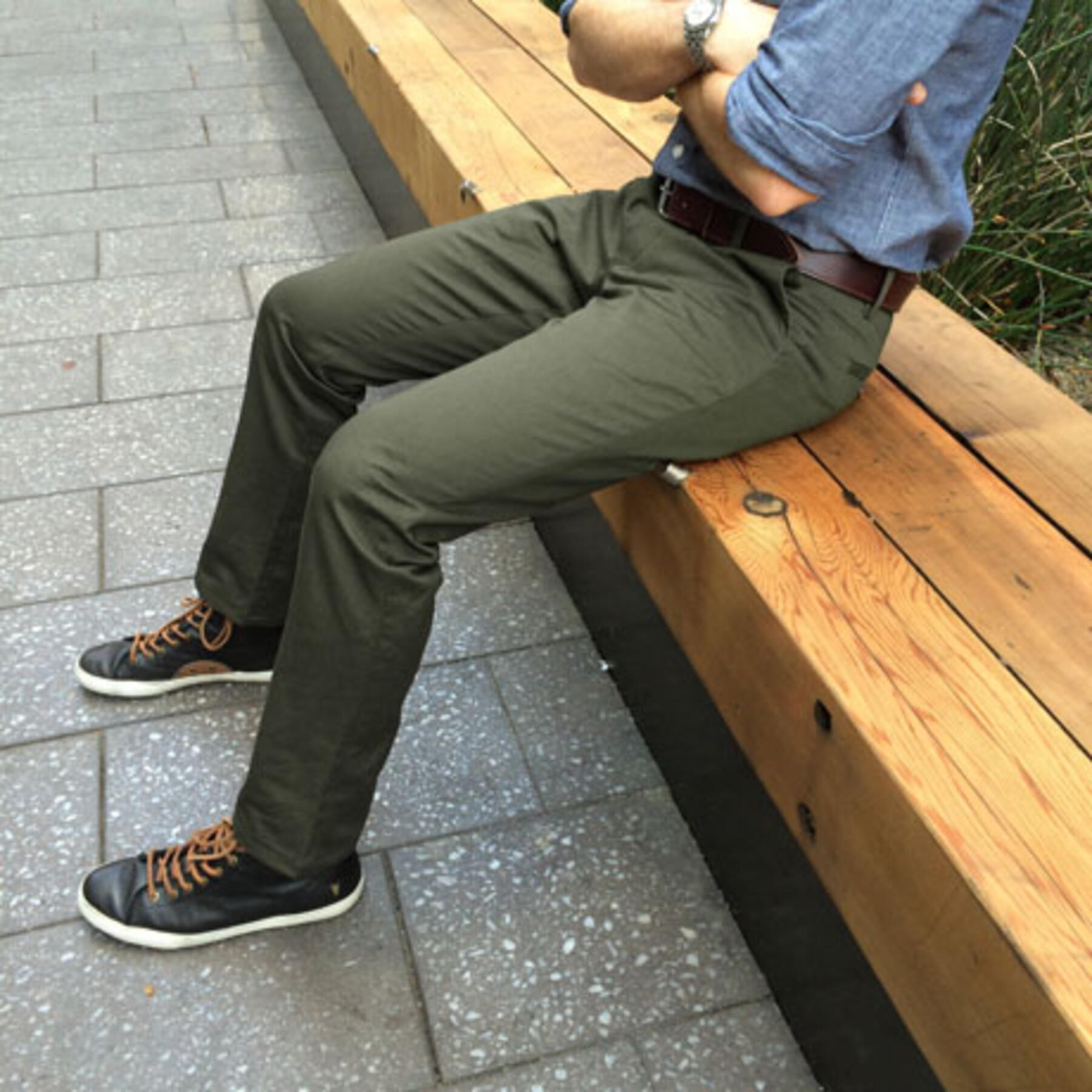 gustin #4 japan olive chino