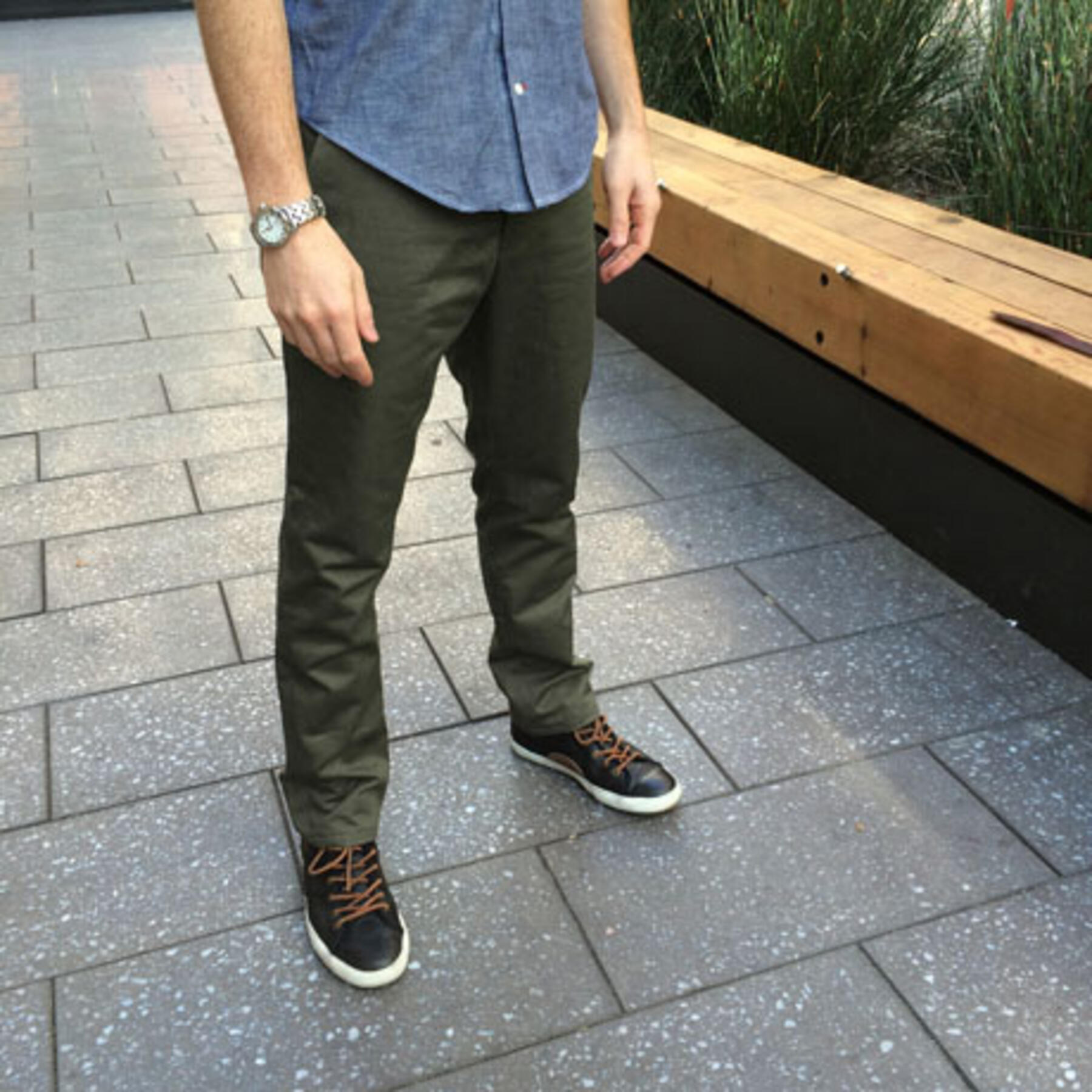 gustin #4 japan olive chino