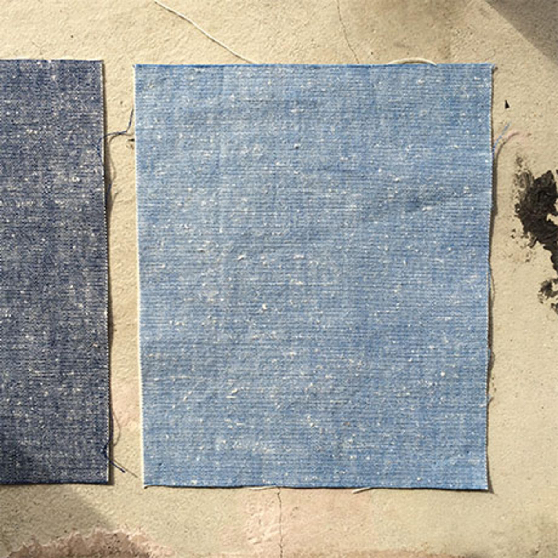 gustin #72 sky slubby-nep chambray
