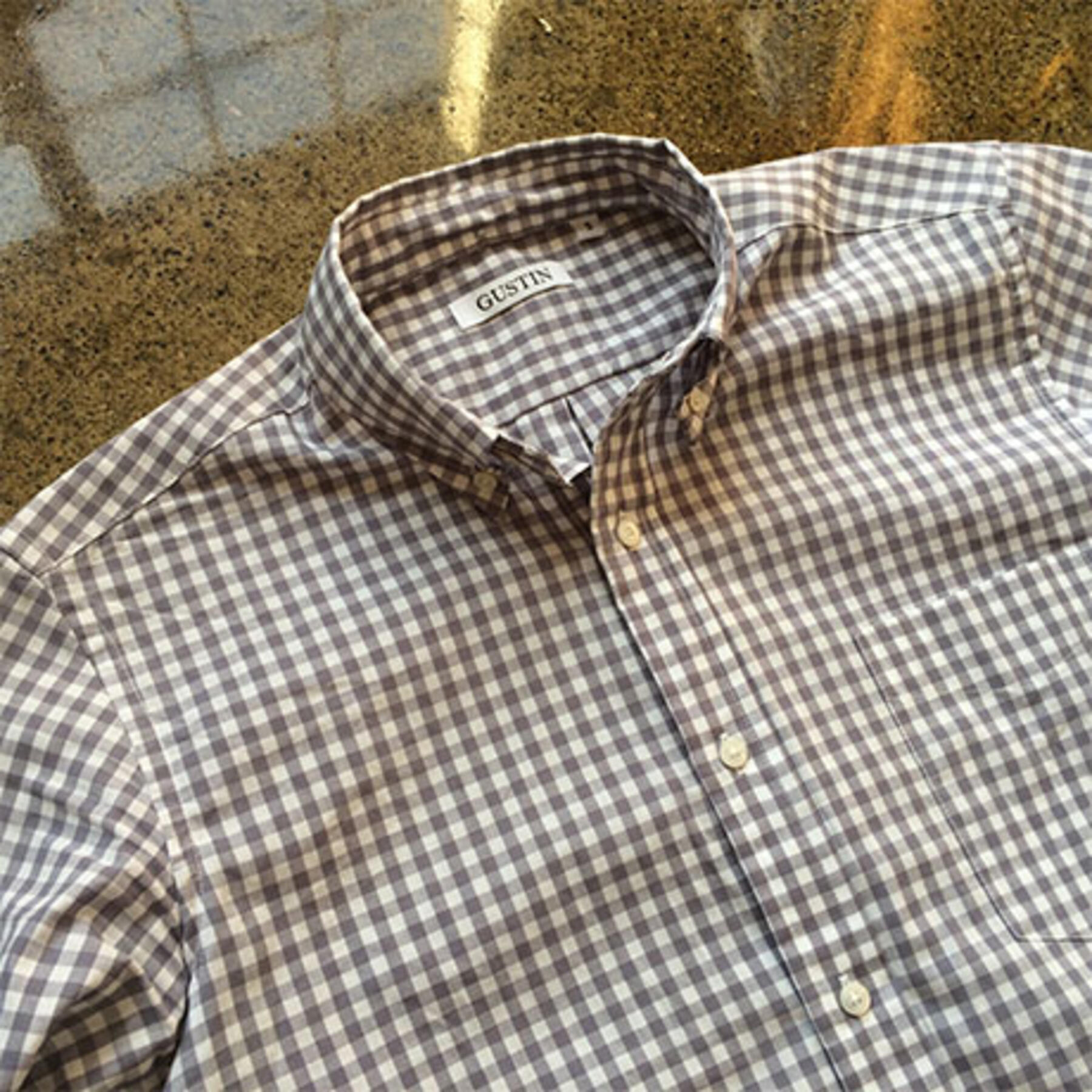 gustin #31 slate gingham