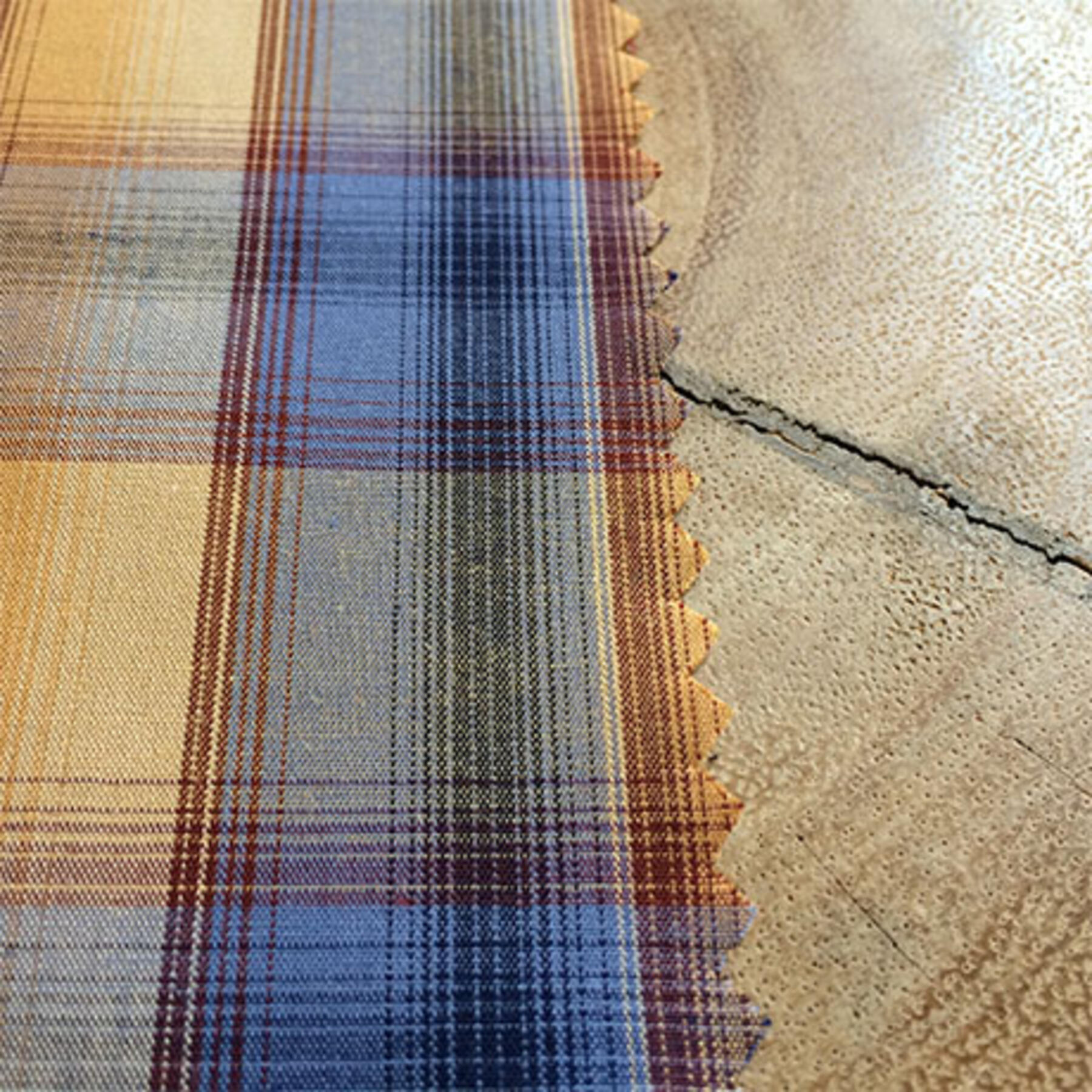 gustin #87 periwinkle gold plaid