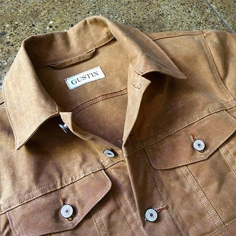 duck canvas trucker jacket