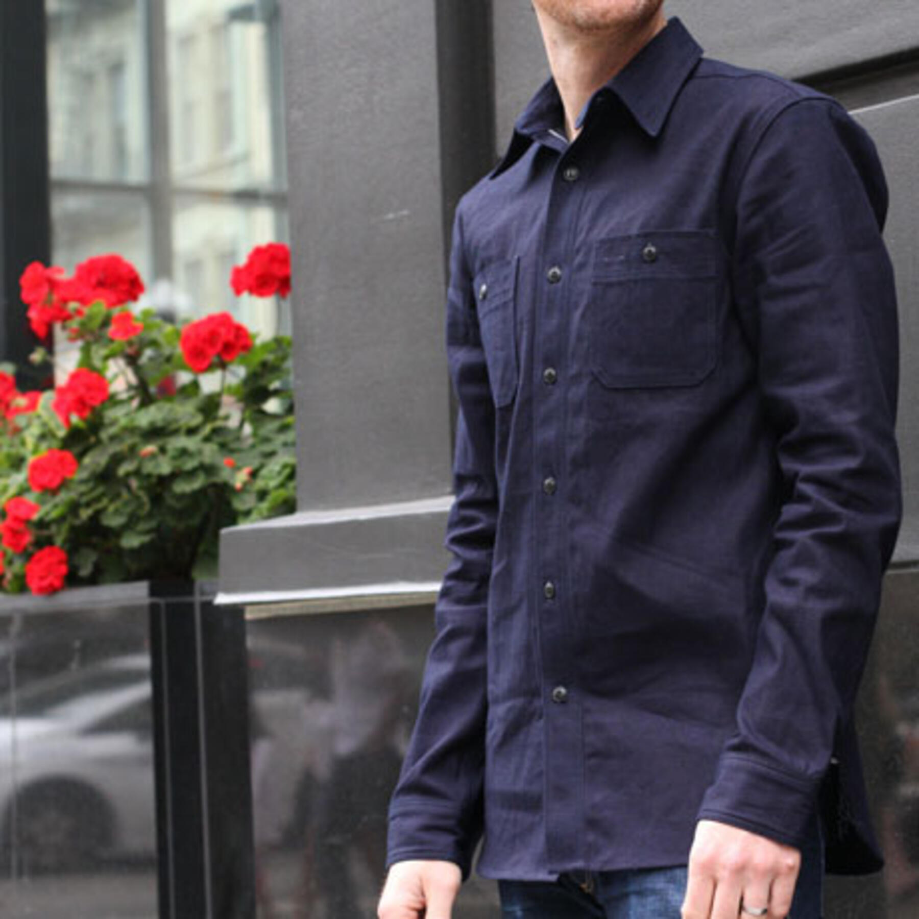gustin #3 indigoxindigo workshirt