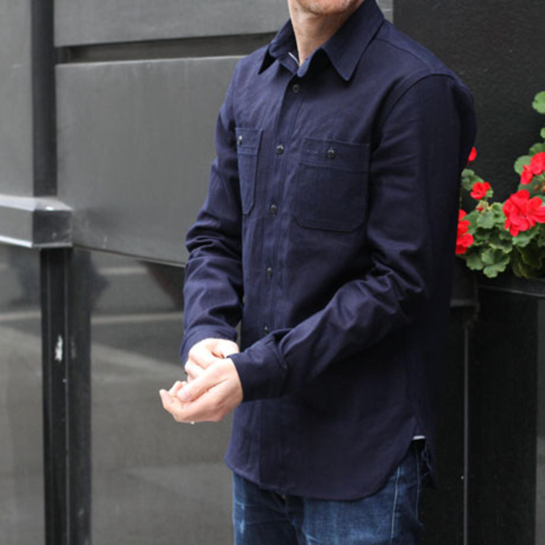 gustin #3 indigoxindigo workshirt