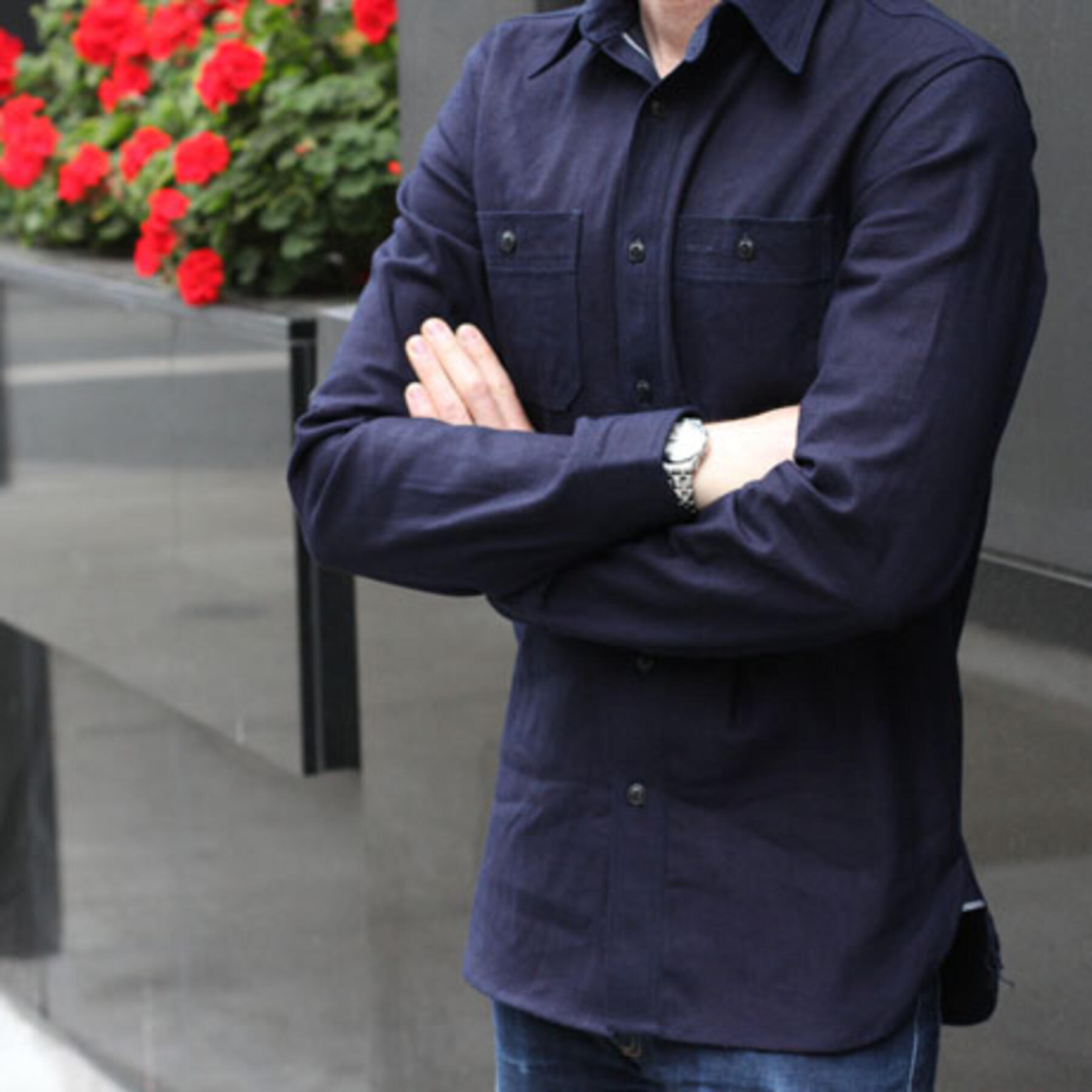 gustin #3 indigoxindigo workshirt