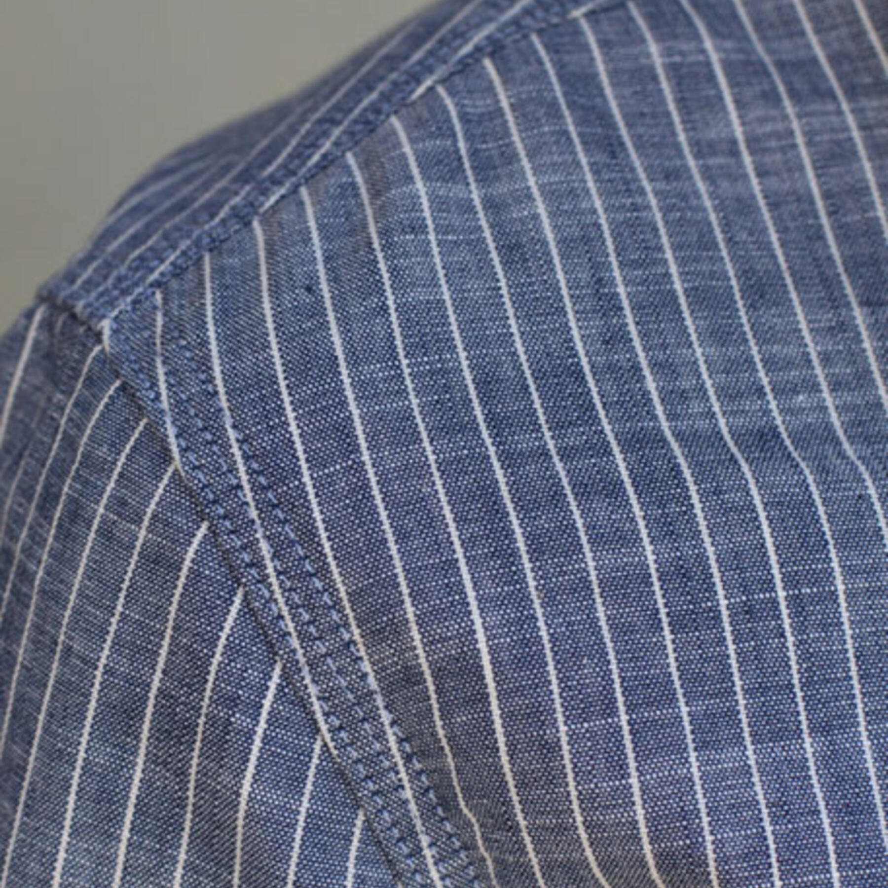 gustin #4 indigo stripe workshirt