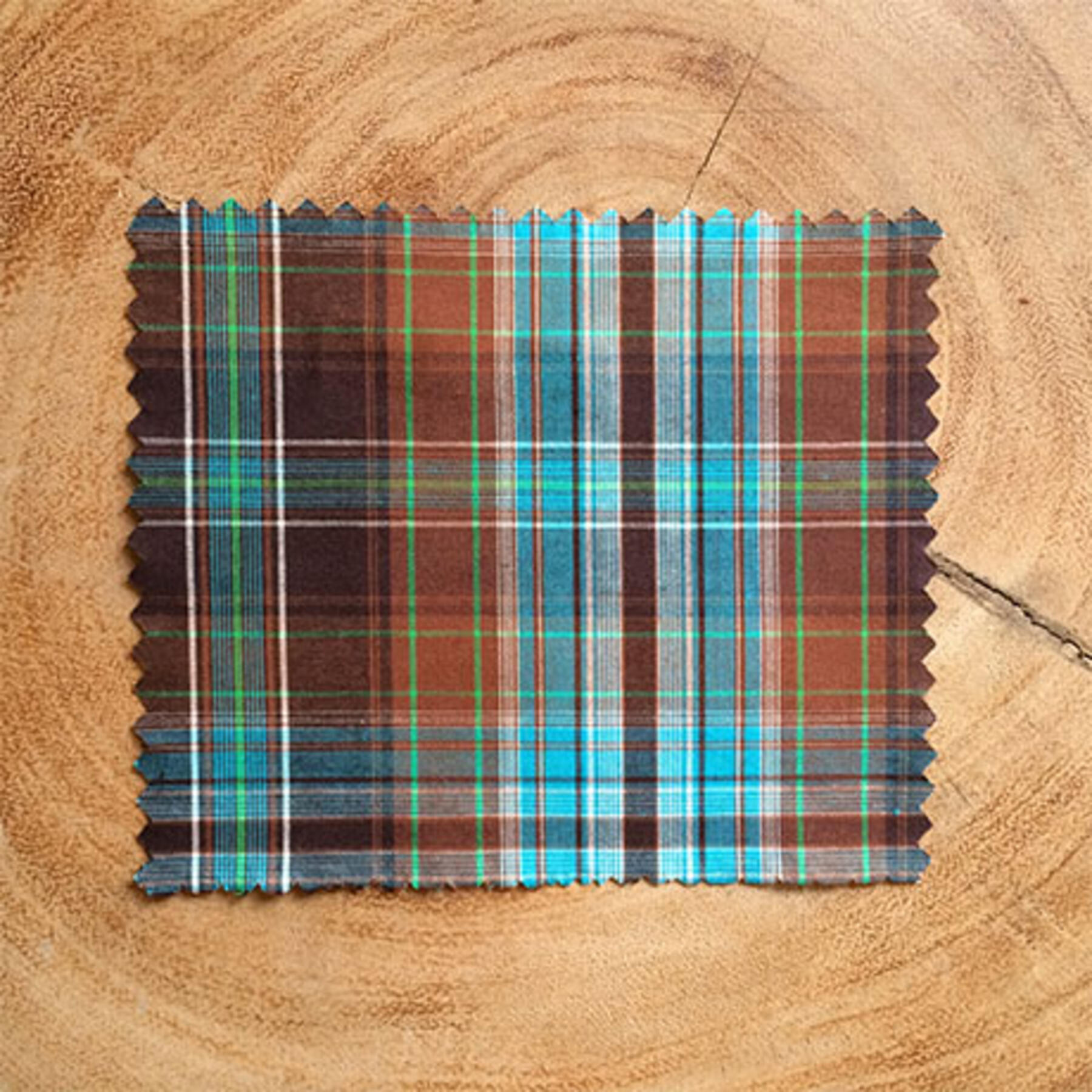gustin #88 oak teal plaid