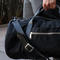 gustin waxed canvas duffel - black
