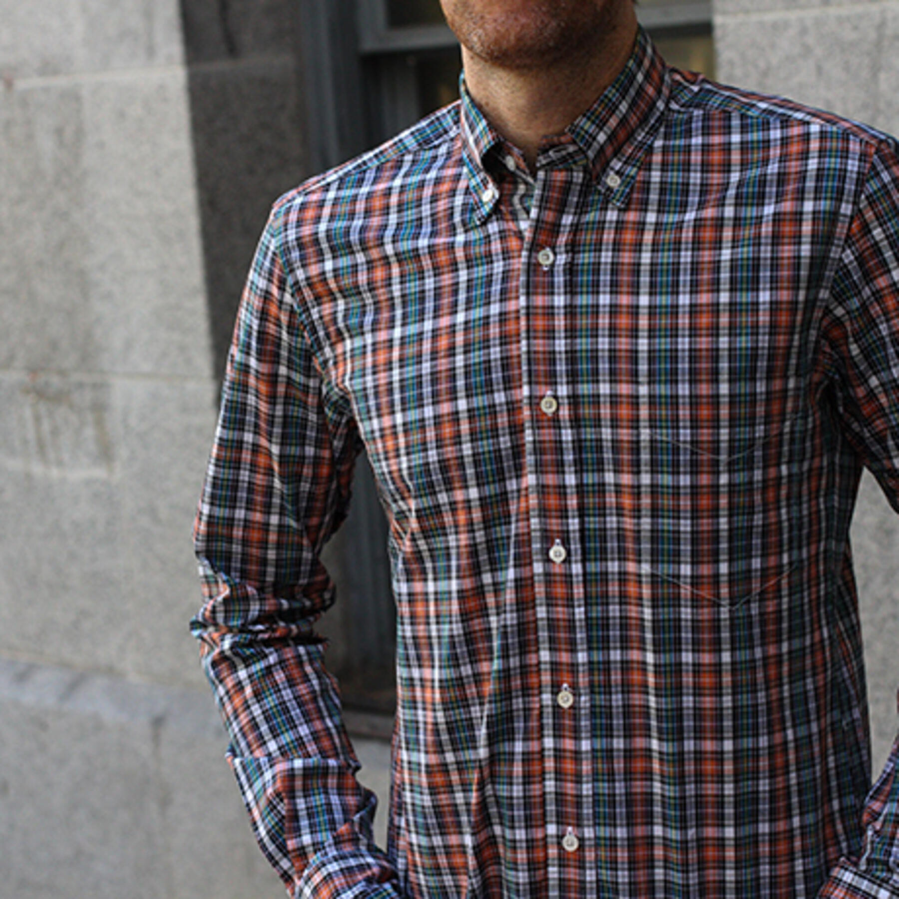 gustin #74 earth plaid