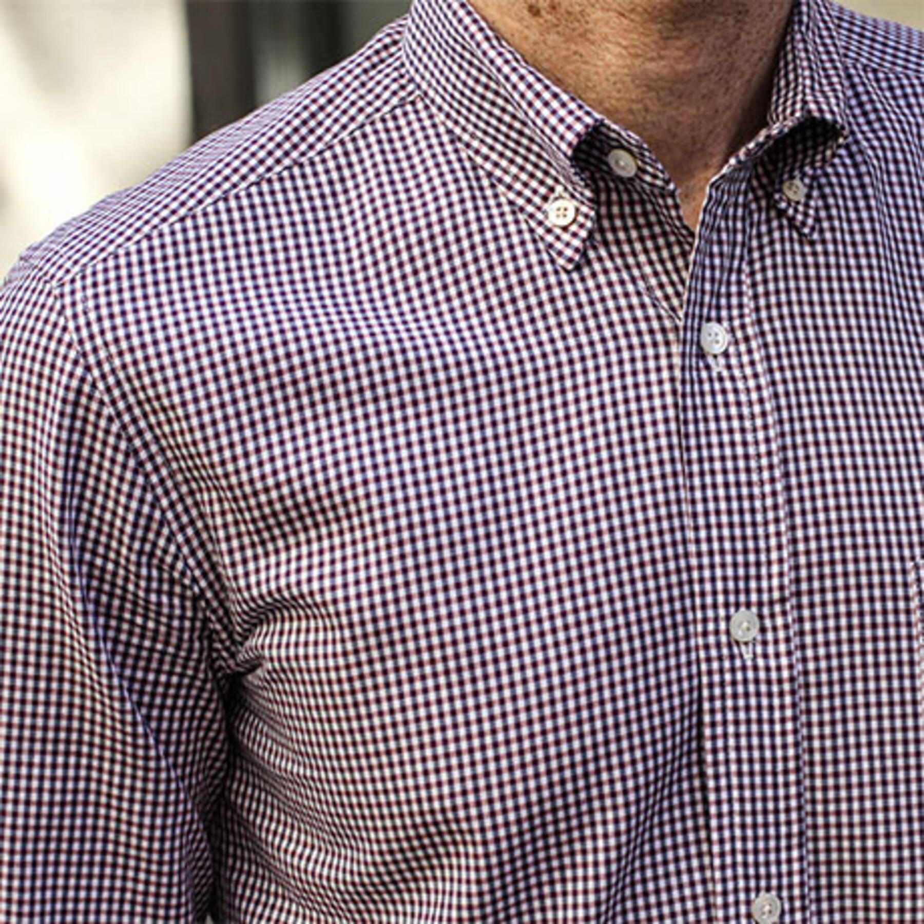 gustin #60 wine baby gingham