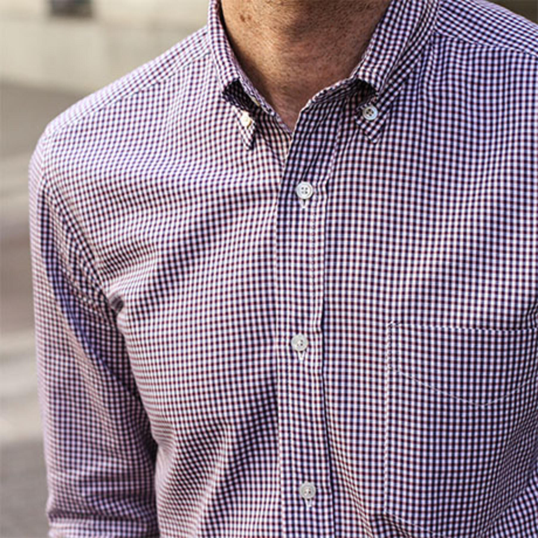 gustin #60 wine baby gingham