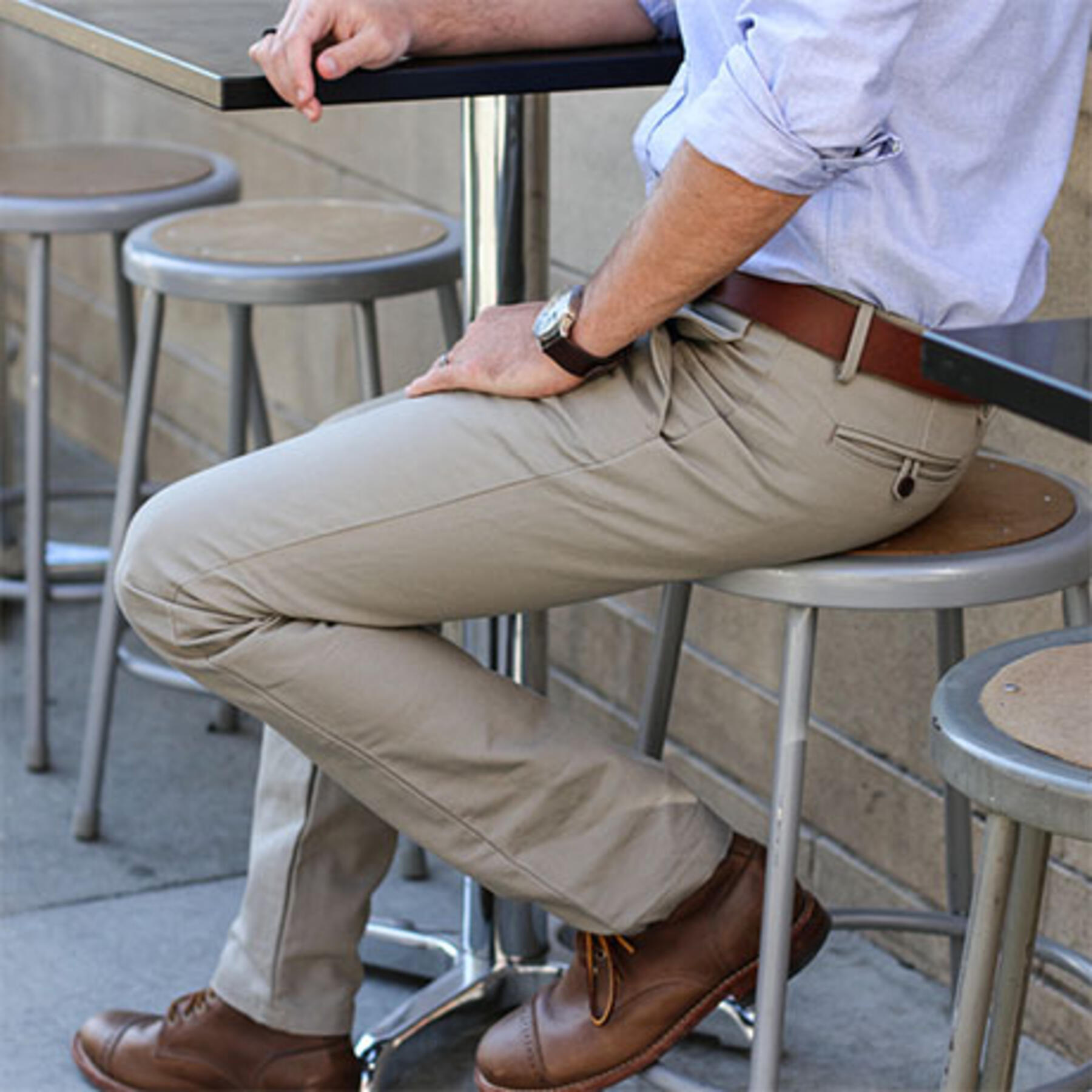 gustin #7 desert duck canvas chino