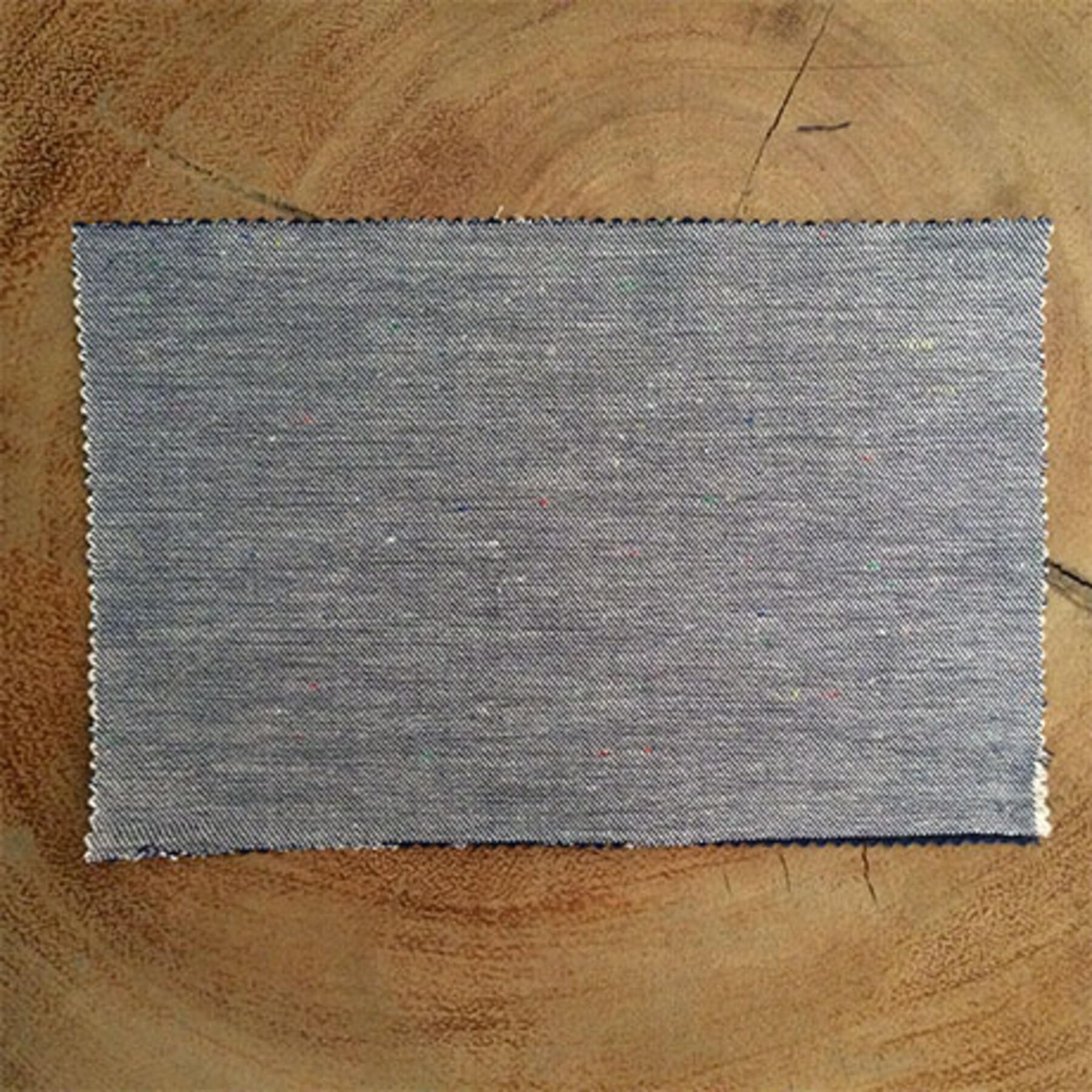 gustin #110 rainbow neps indigo chambray