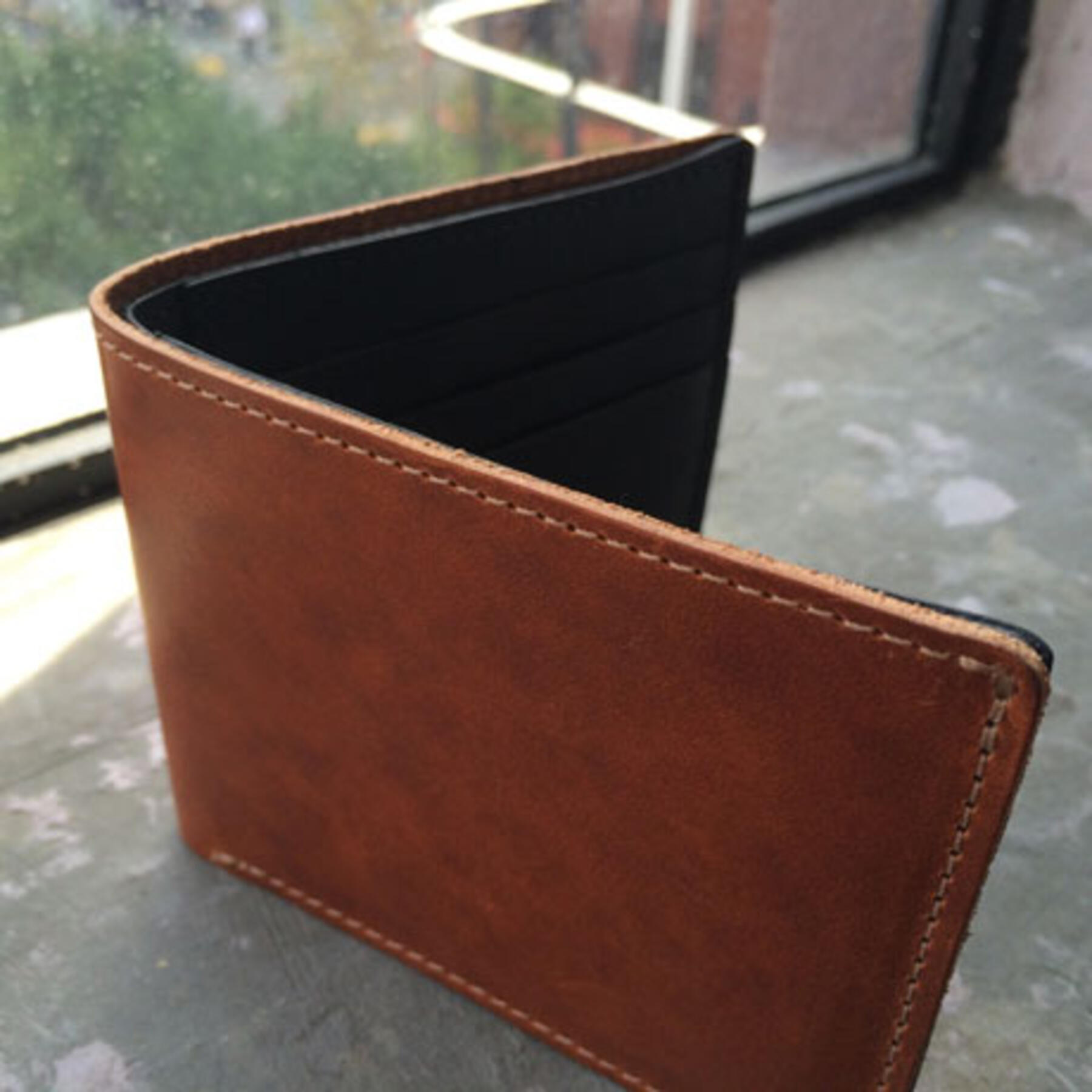gustin horween bifold - english tan dublin
