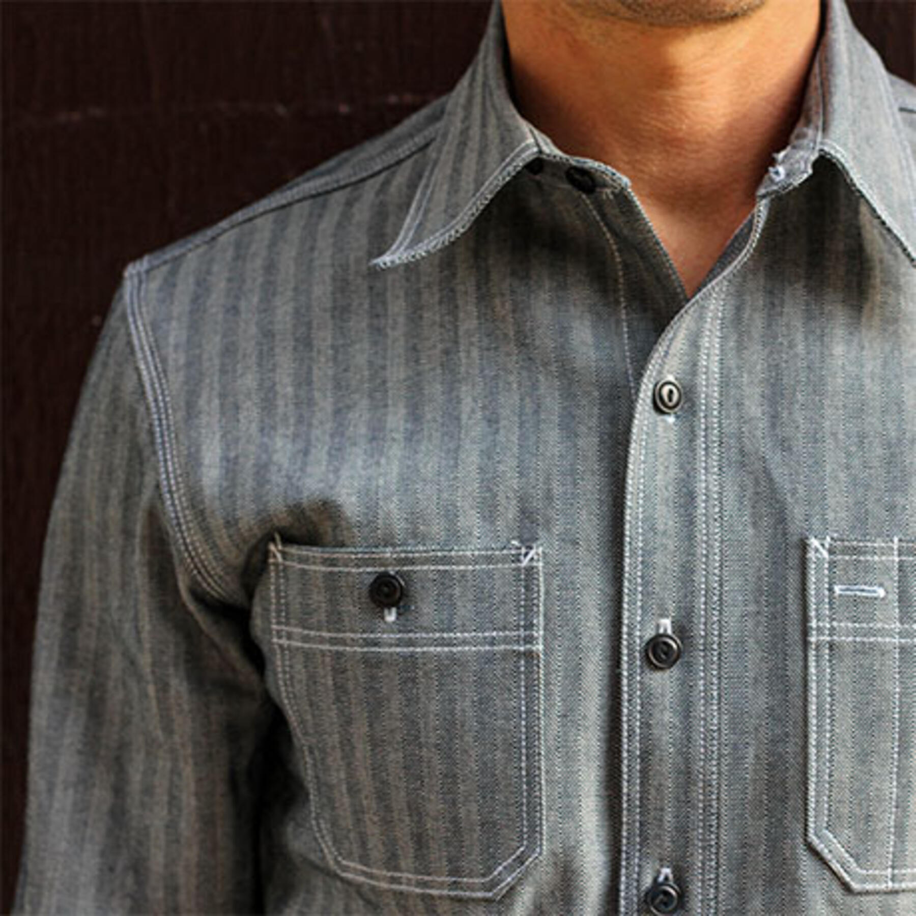 gustin #14 american herringbone workshirt