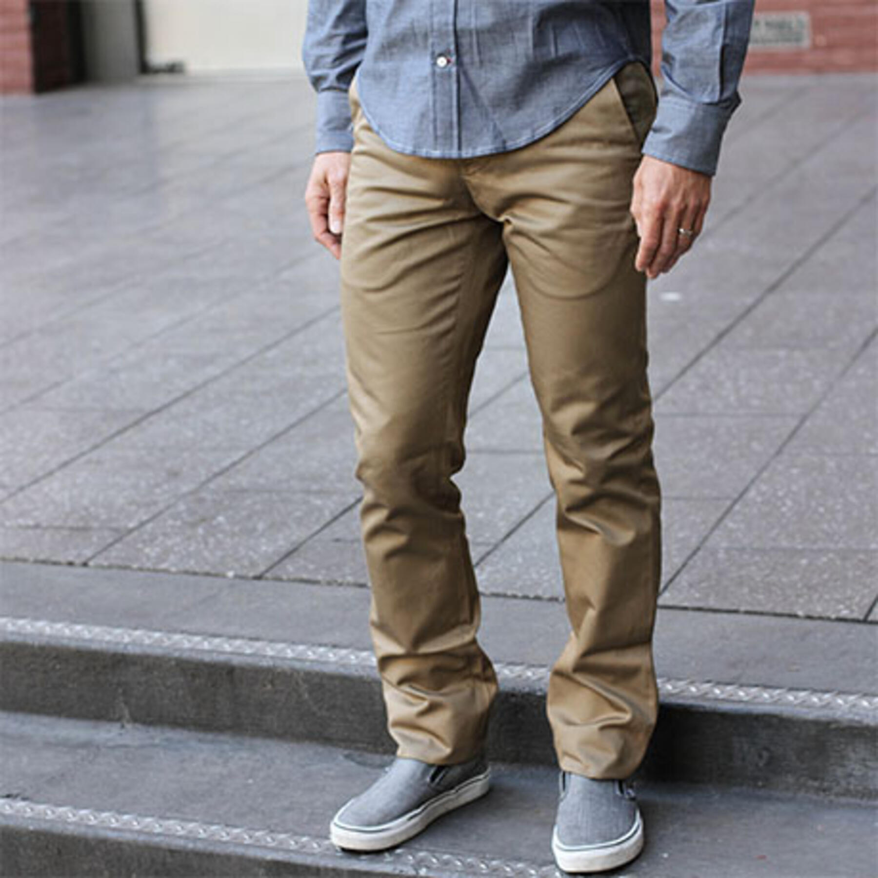gustin #14 japan true khaki chino