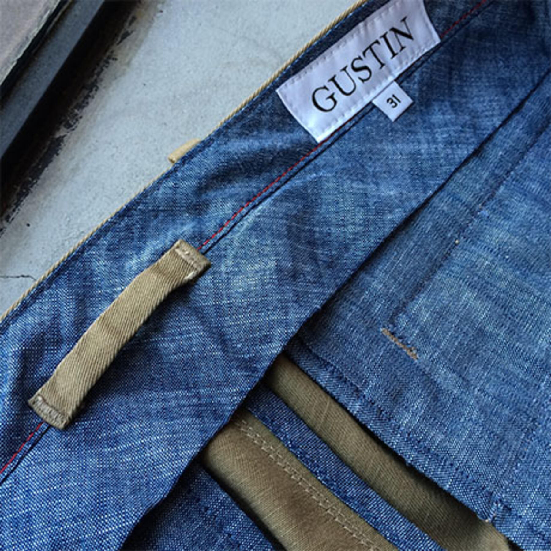 gustin #14 japan true khaki chino