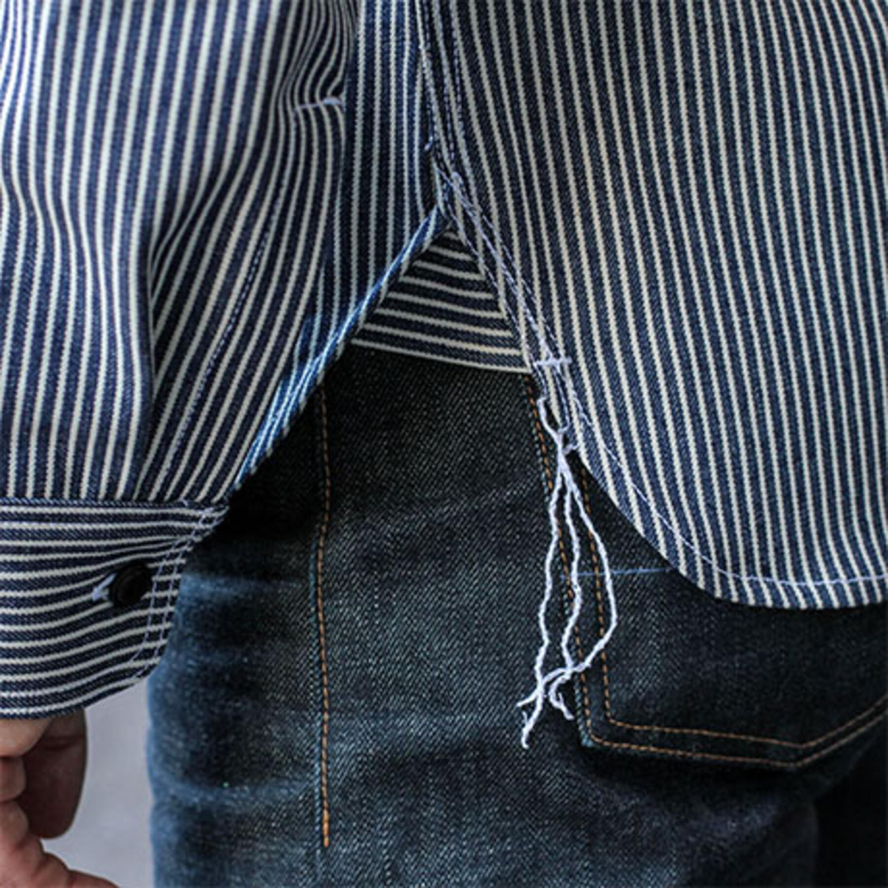 gustin #15 hickory stripe workshirt