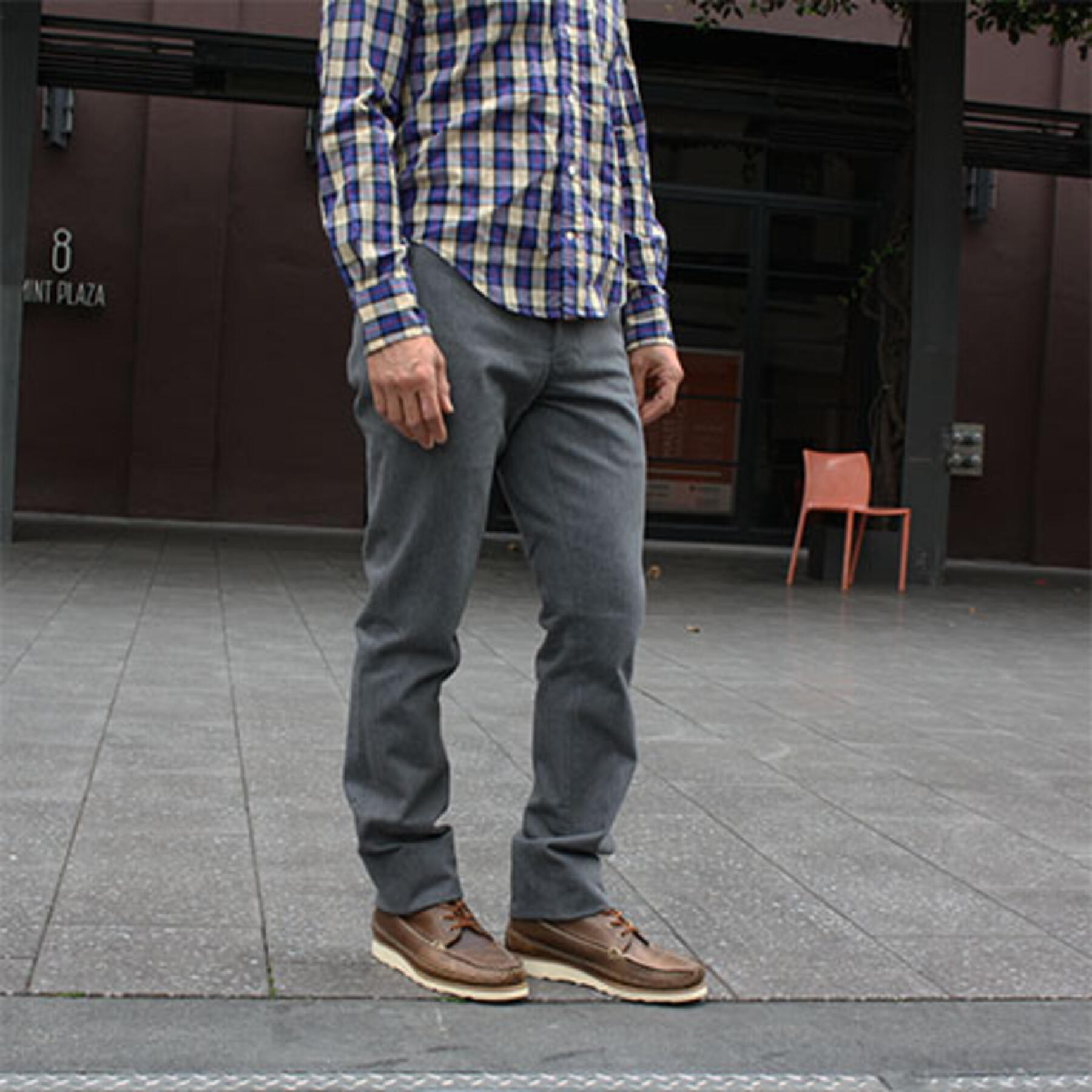 gustin #17 heavy slate chino