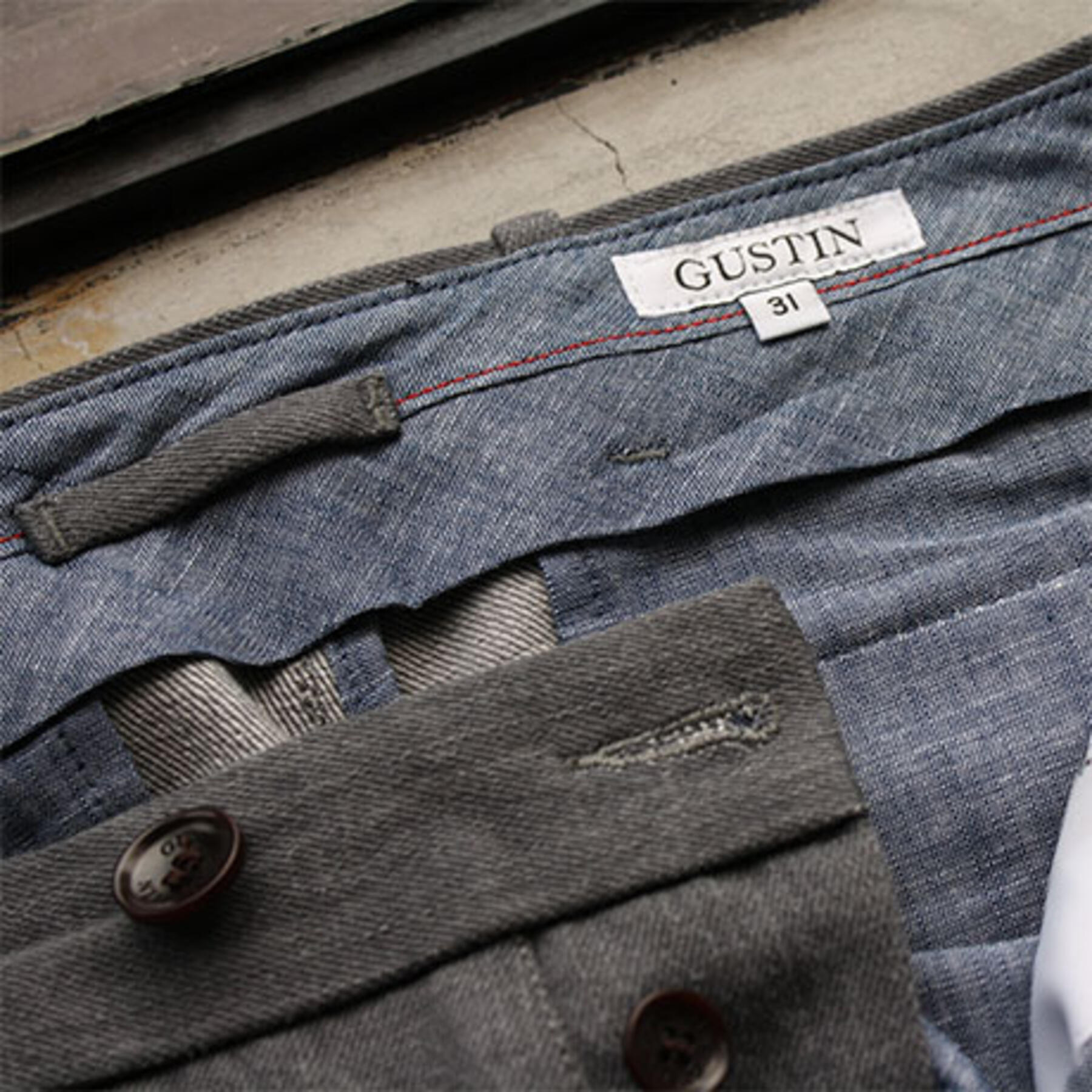 gustin #17 heavy slate chino