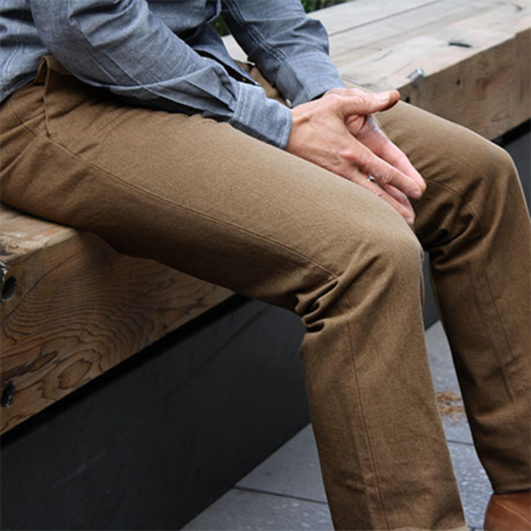 gustin #18 heavy caramel chino