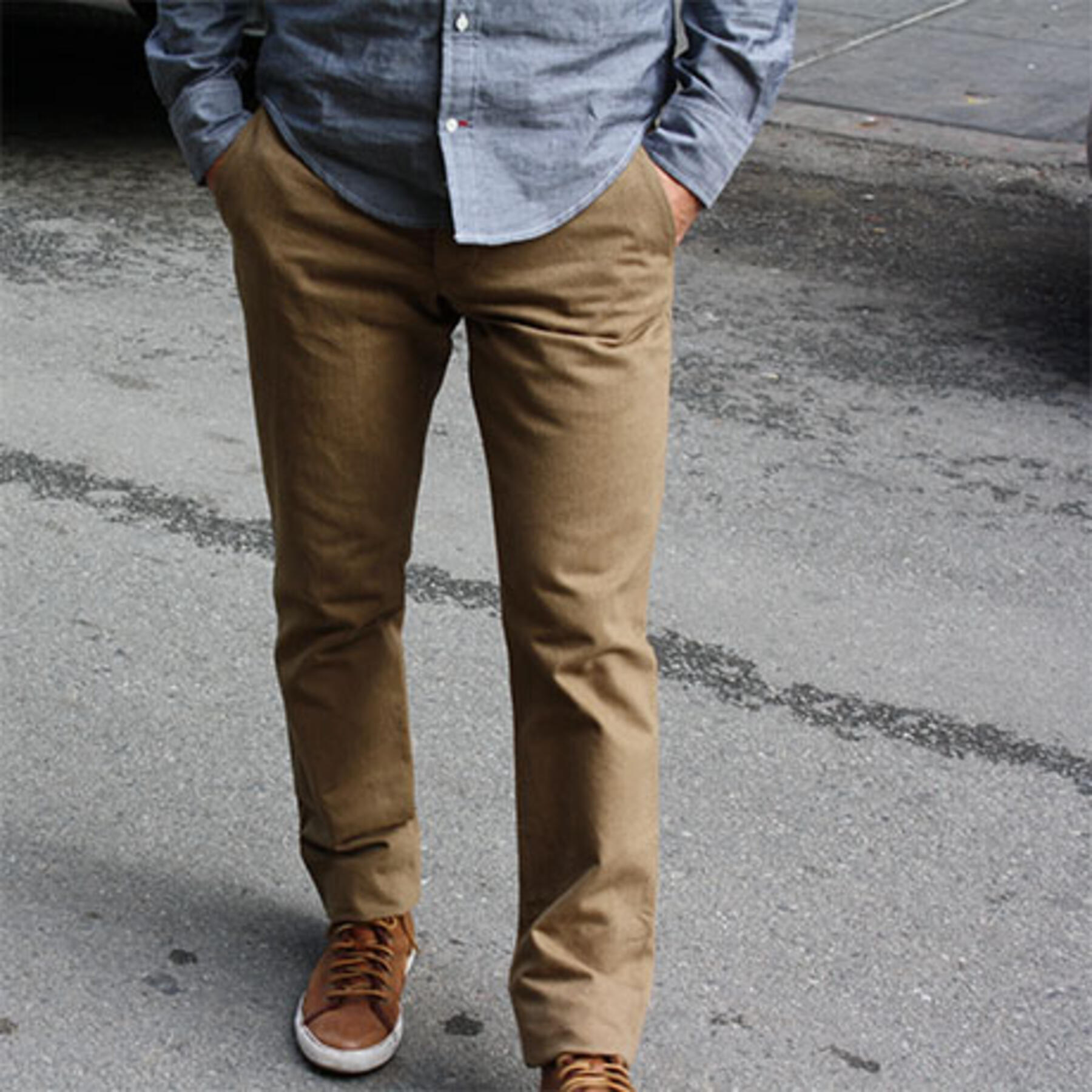 gustin #18 heavy caramel chino