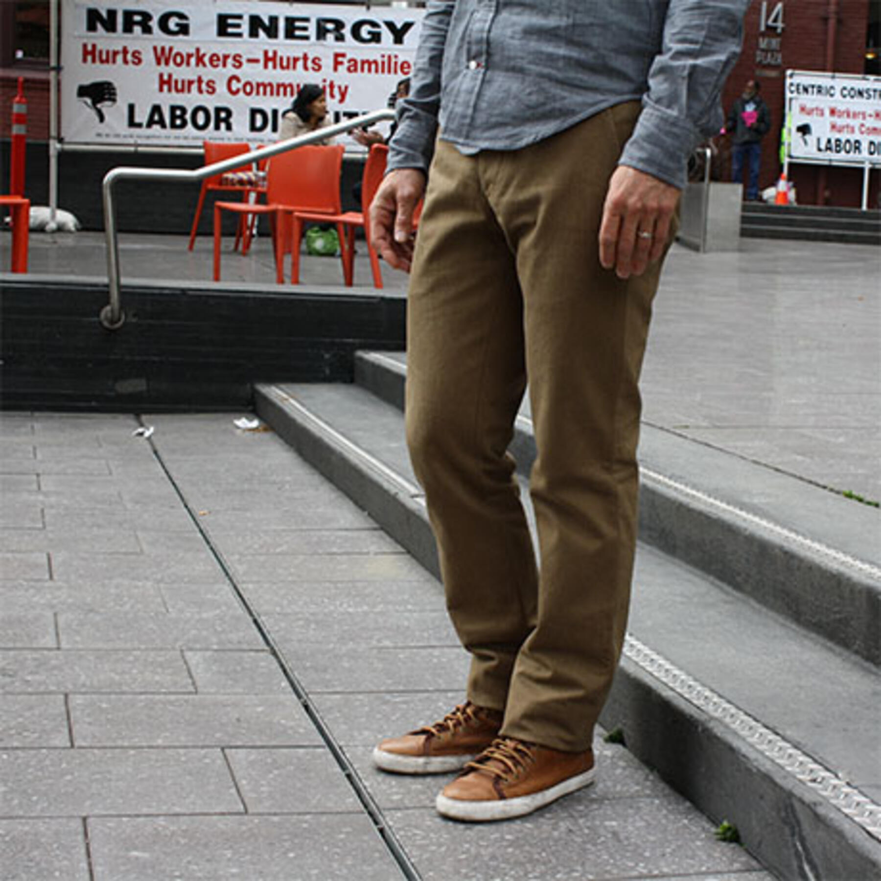 gustin #18 heavy caramel chino