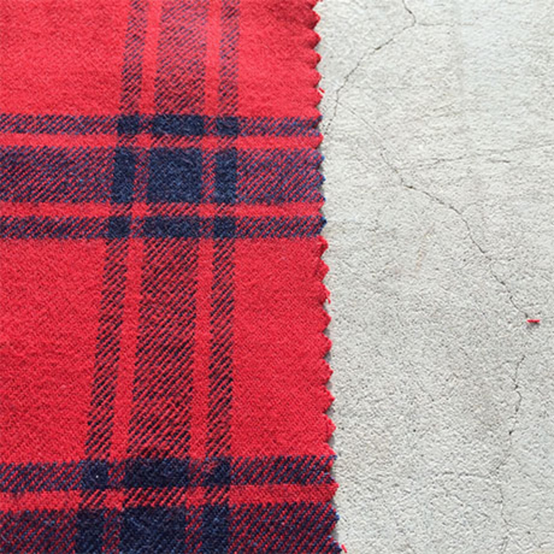 gustin #122 indigoxred plaid flannel