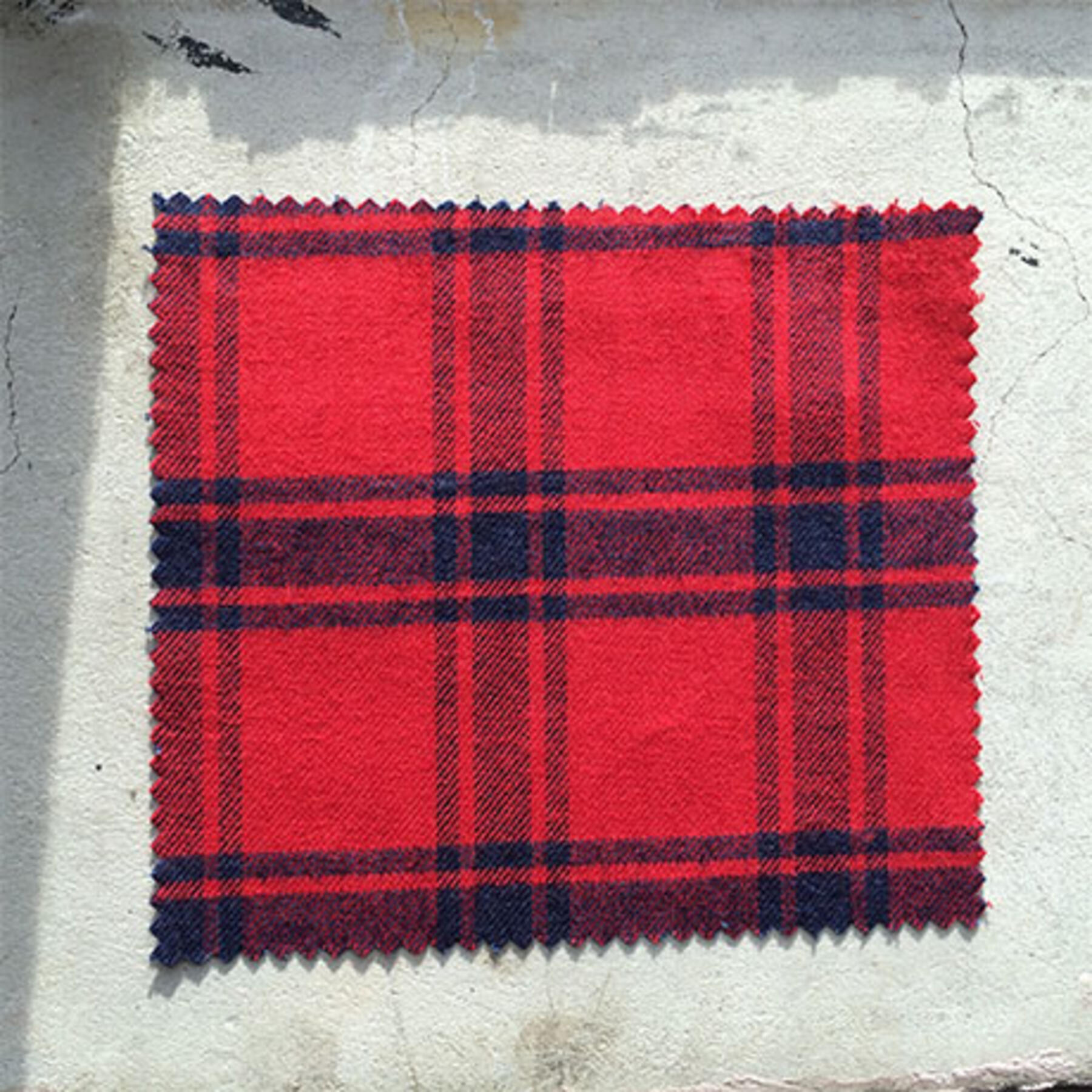 gustin #122 indigoxred plaid flannel
