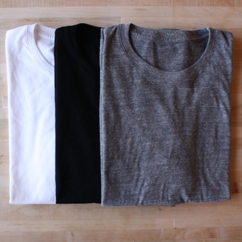 gustin usa t-shirt 3 pack (white, black, grey)