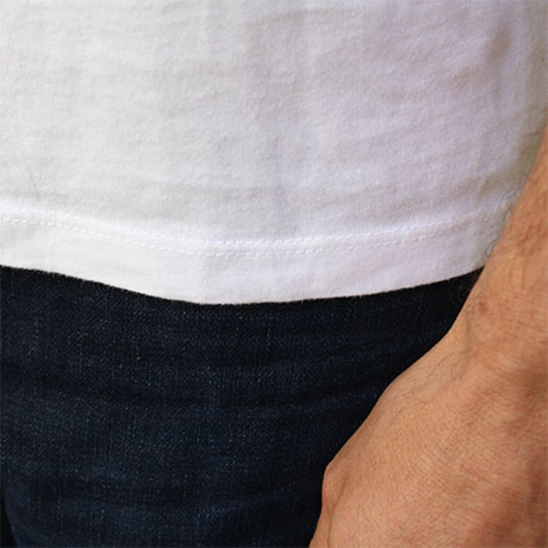 gustin usa organic cotton t-shirt white 2 pack