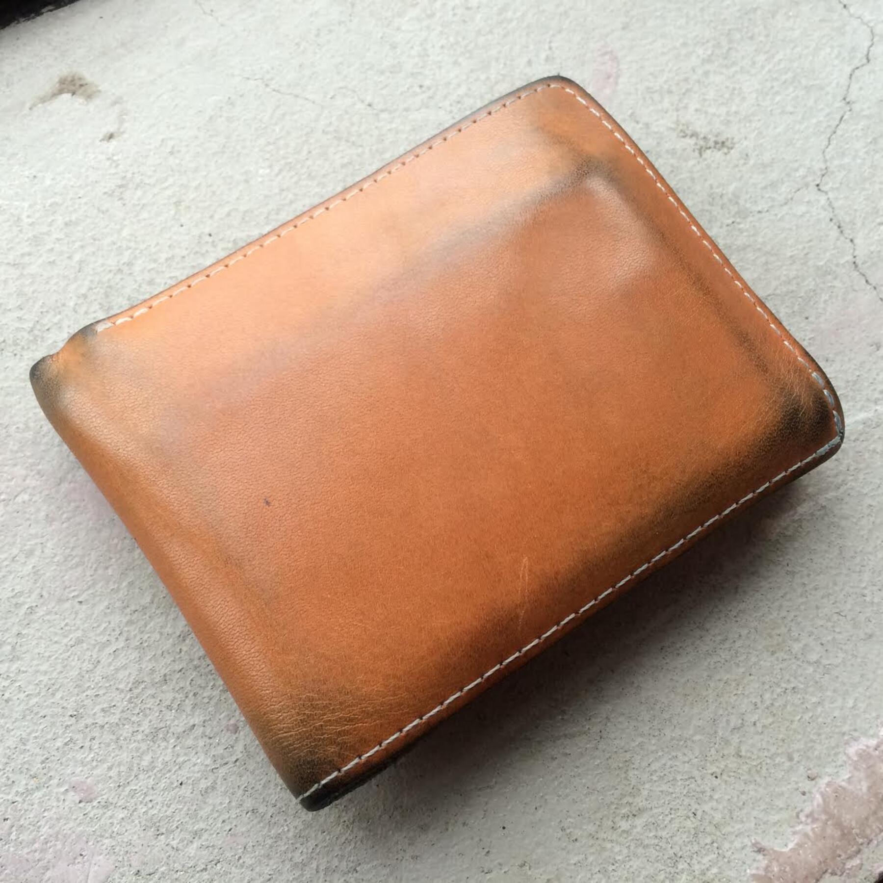gustin horween bifold - natural essex