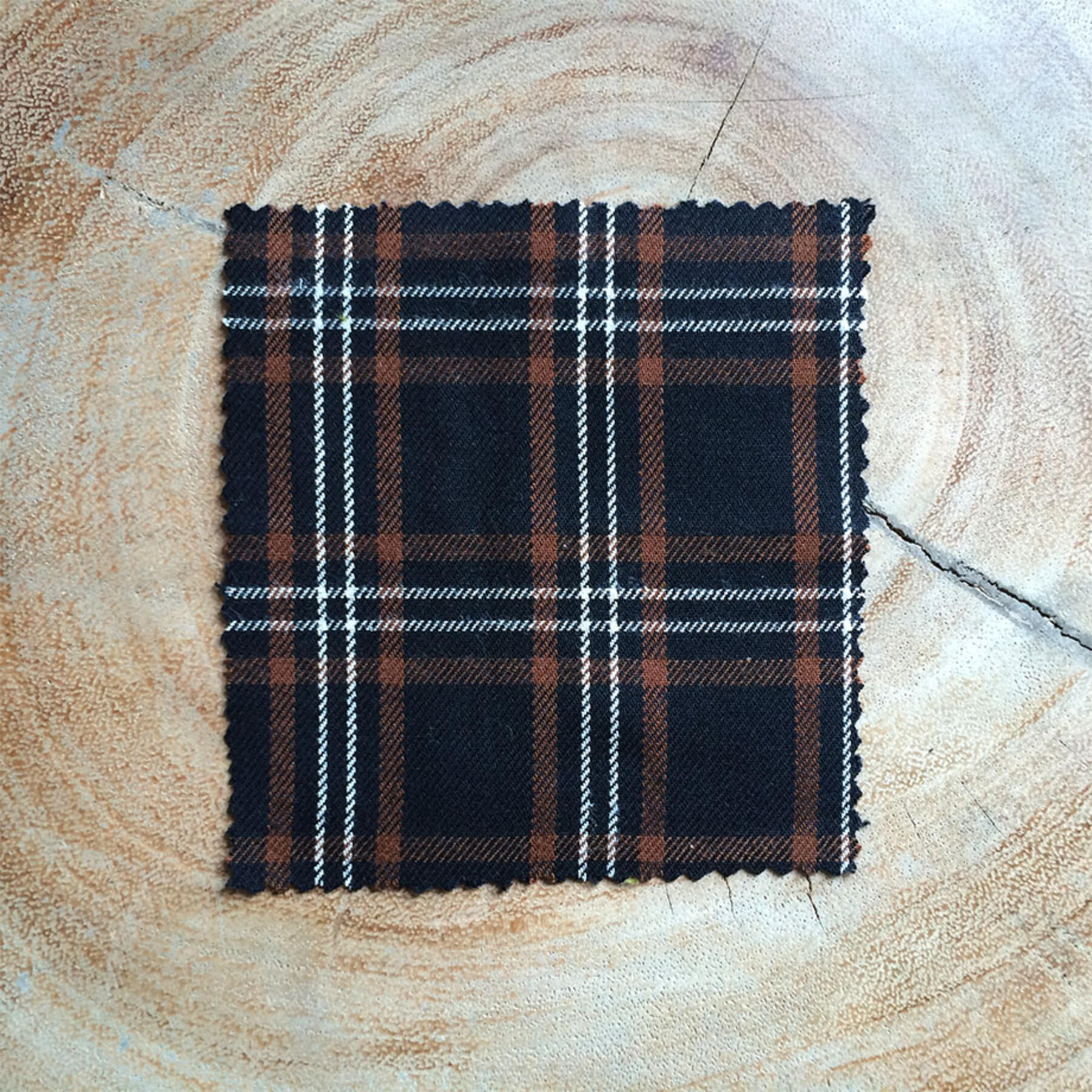 gustin #145 brown black rustic twill