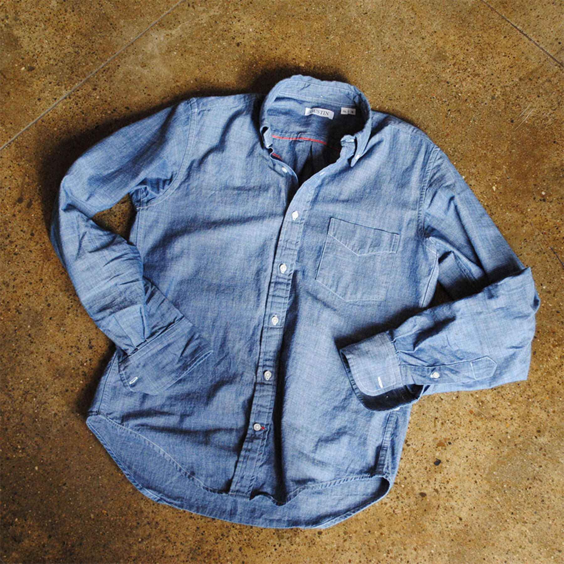 gustin indigo plant dye chambray