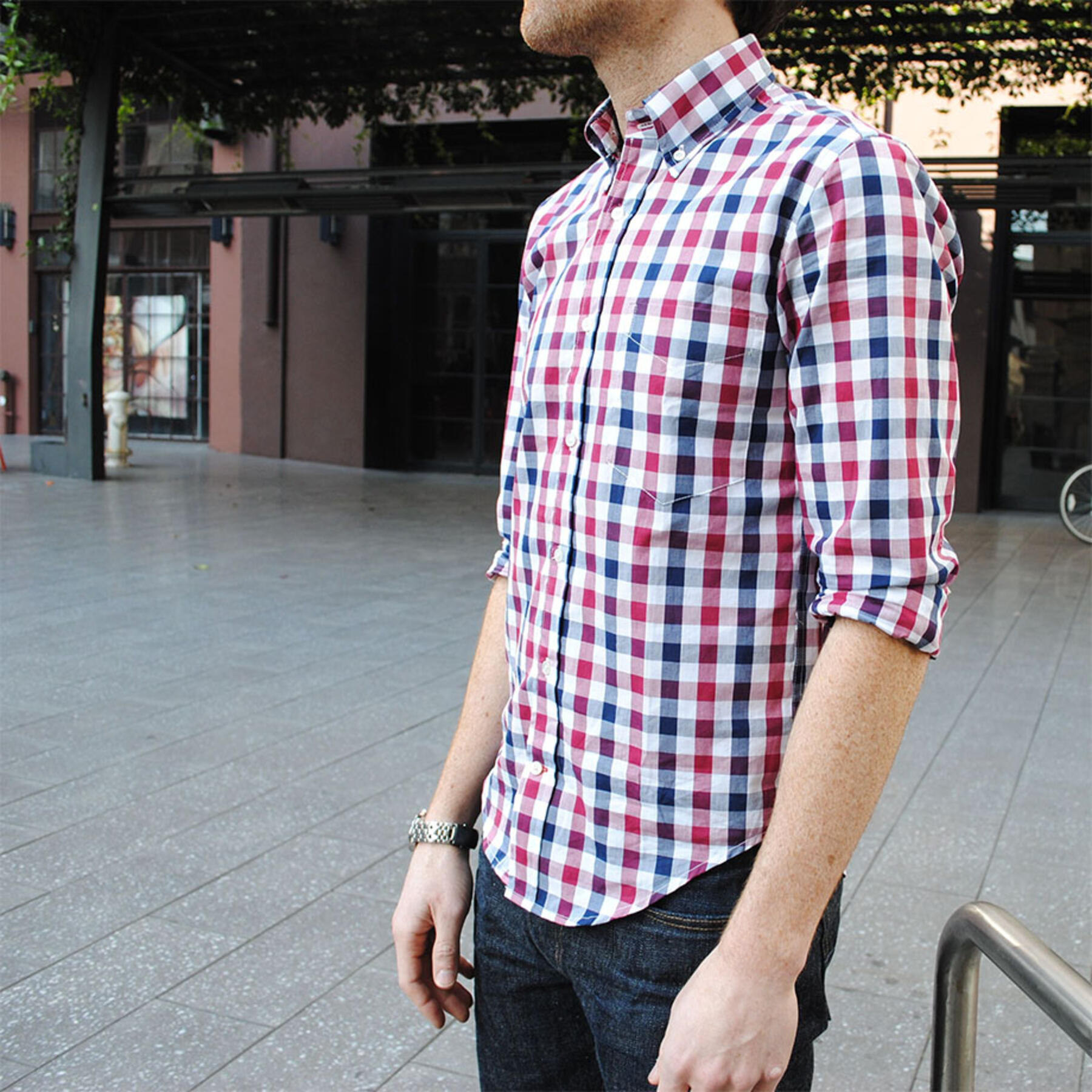gustin #36 flag plaid