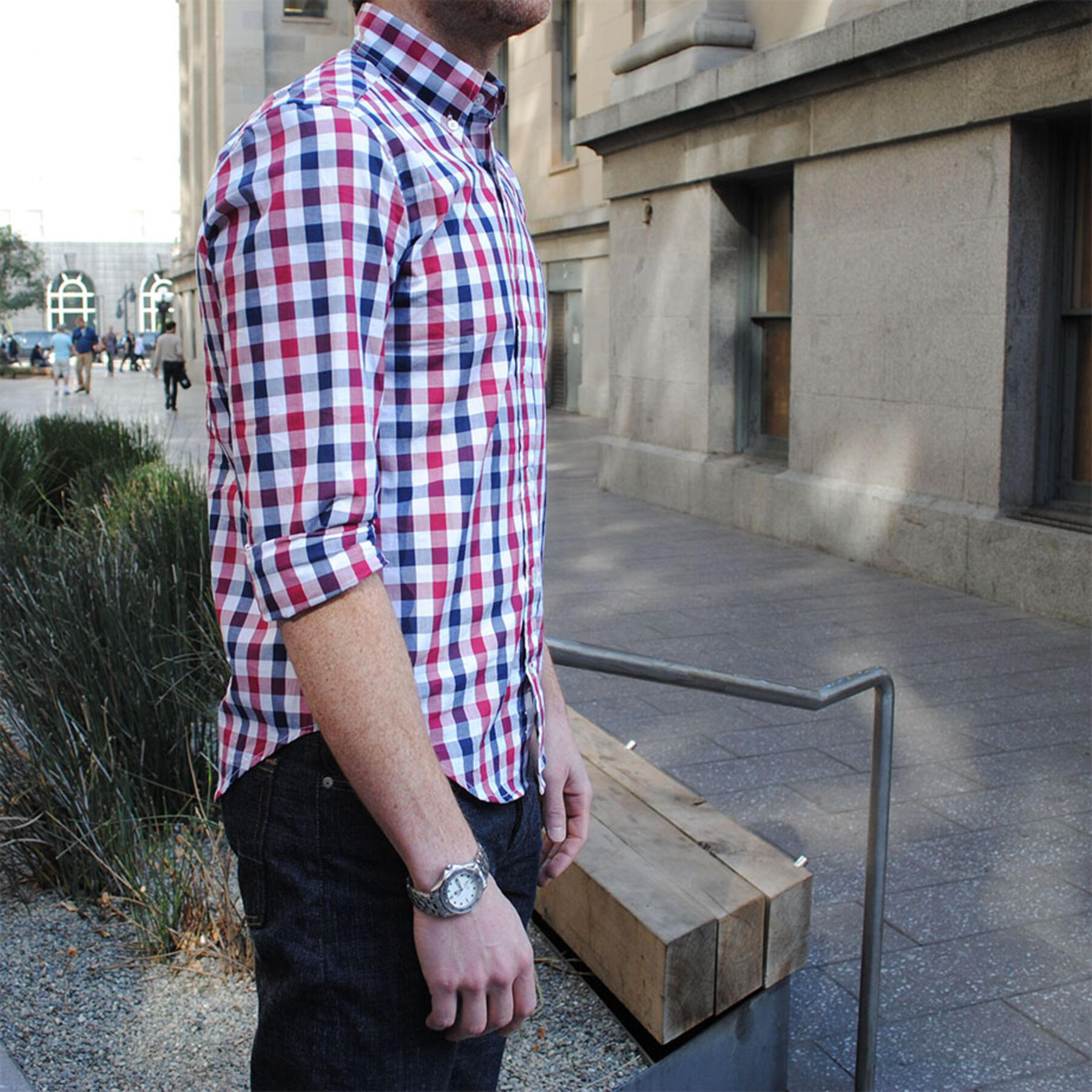 gustin #36 flag plaid