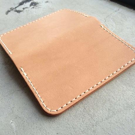 gustin folded cardholder - veg tan