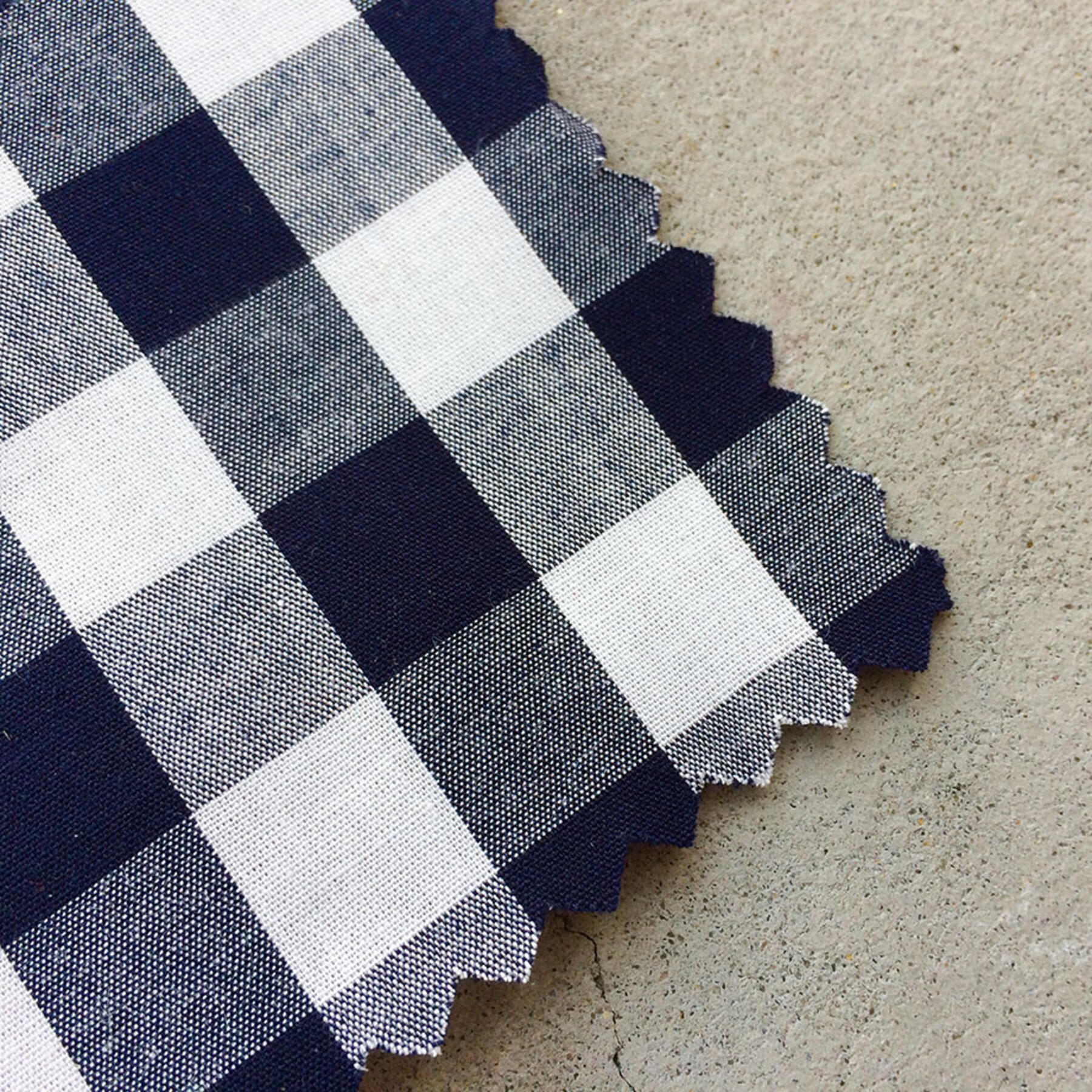 gustin #163 deep navy gingham