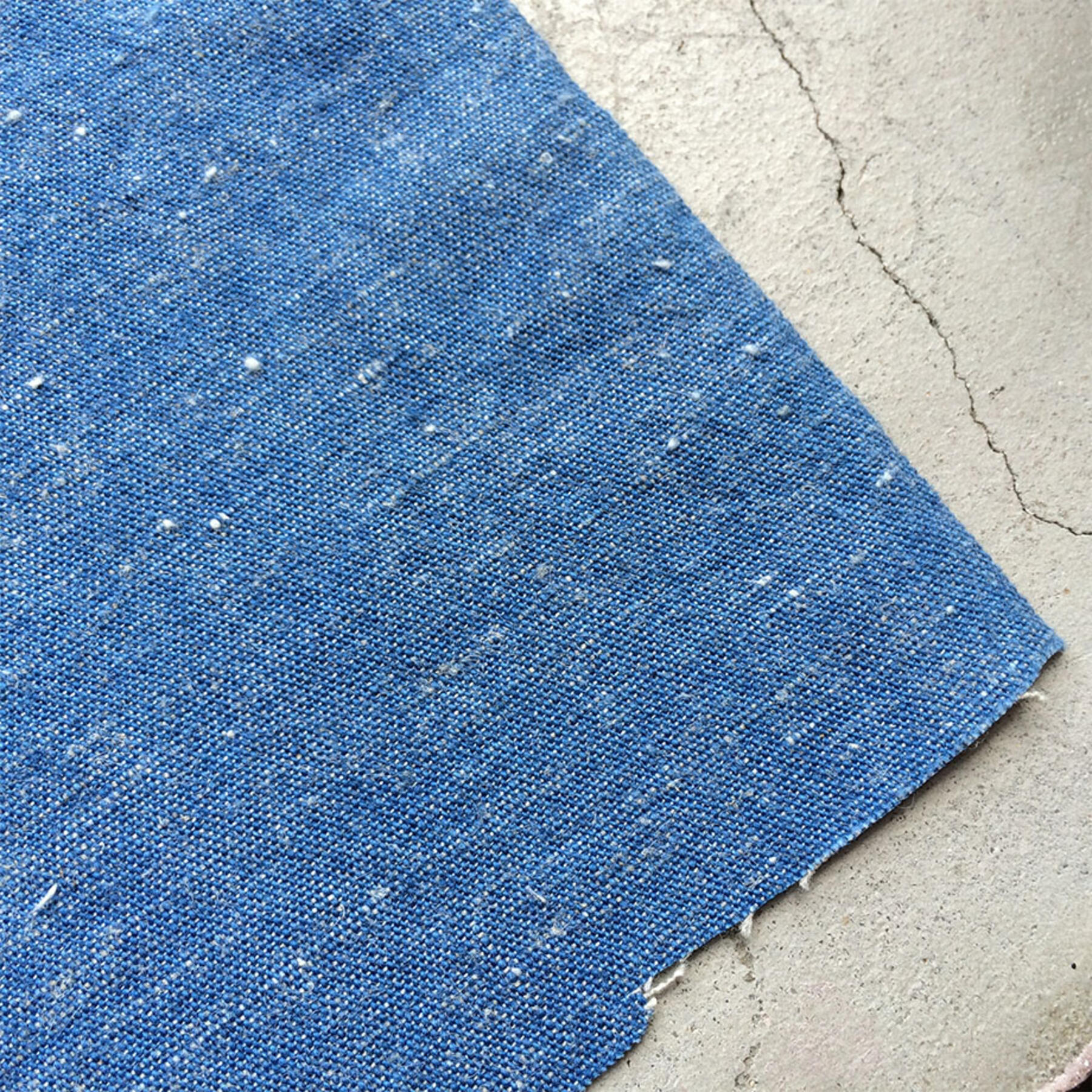 gustin sky linen slub chambray