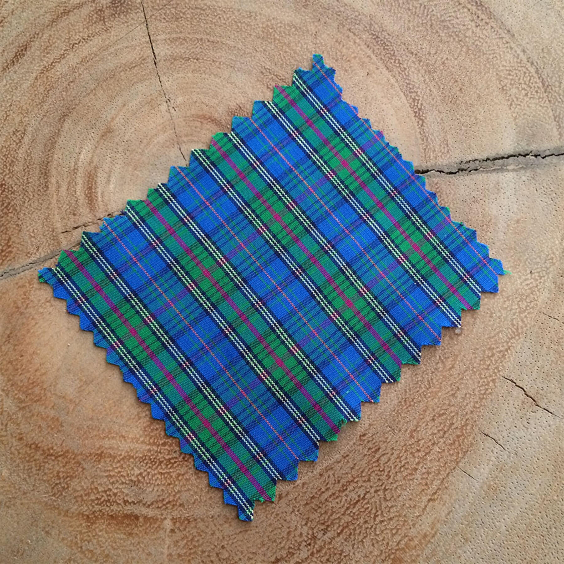 gustin #170 electric blue plaid