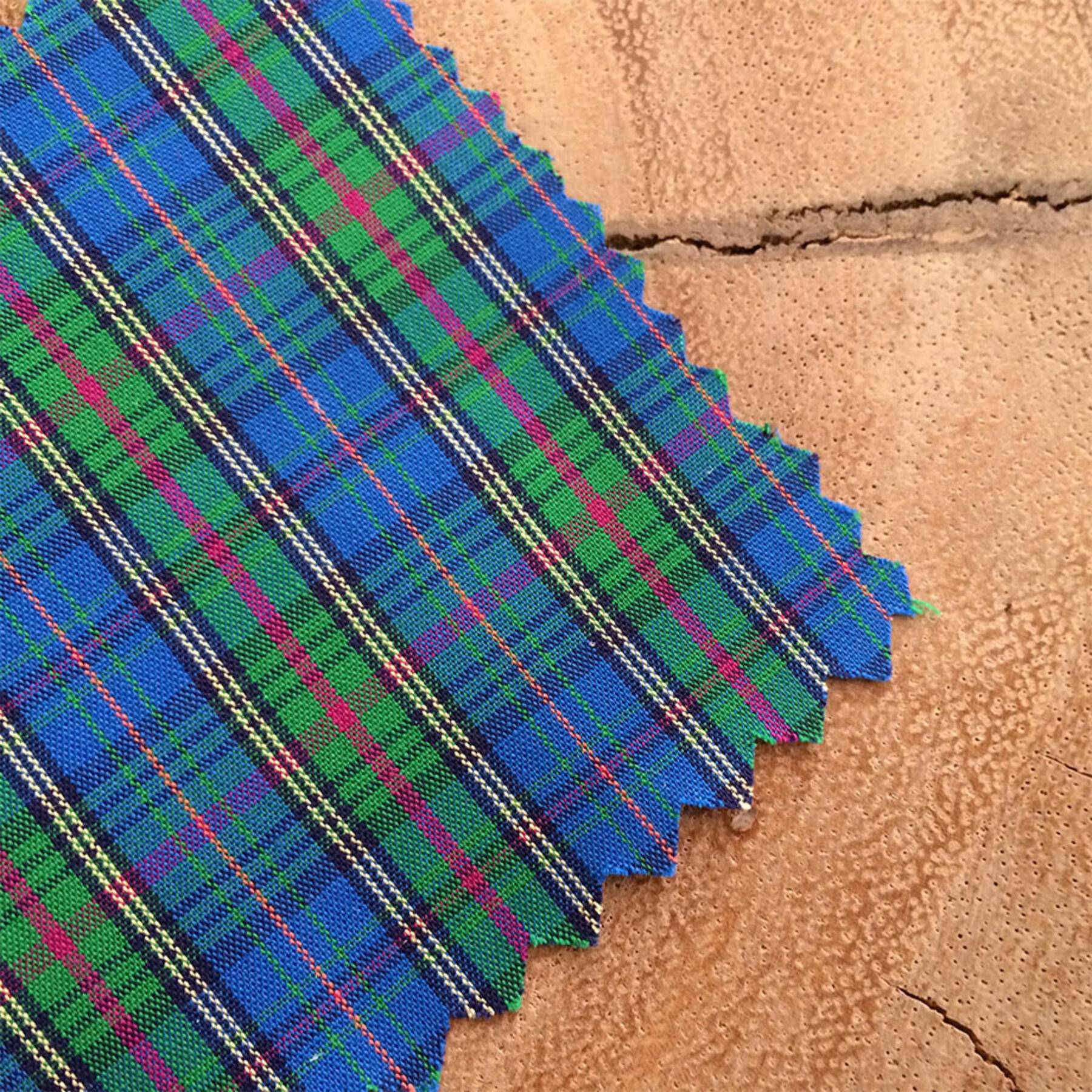 gustin #170 electric blue plaid