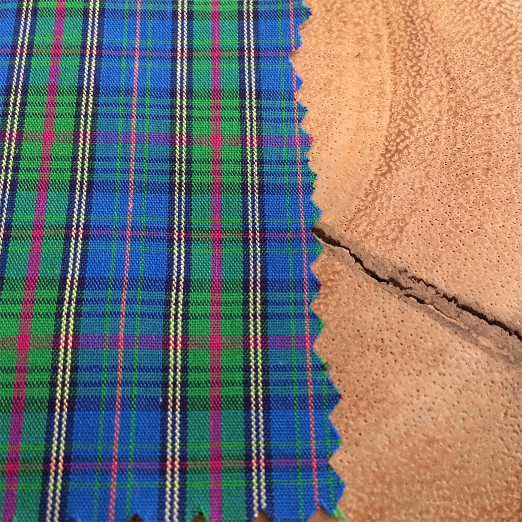 gustin #170 electric blue plaid