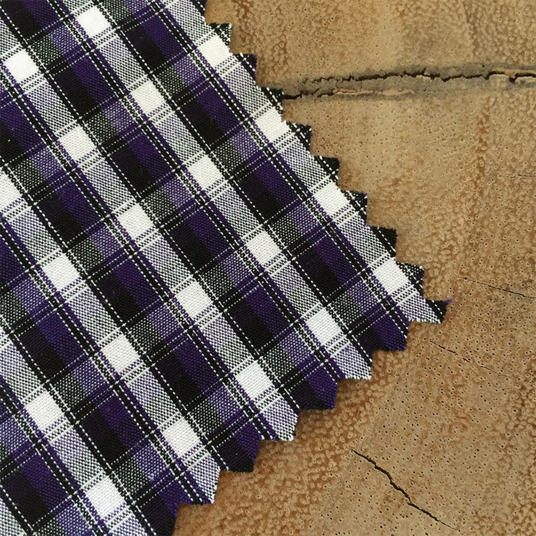 gustin #187 black plum plaid