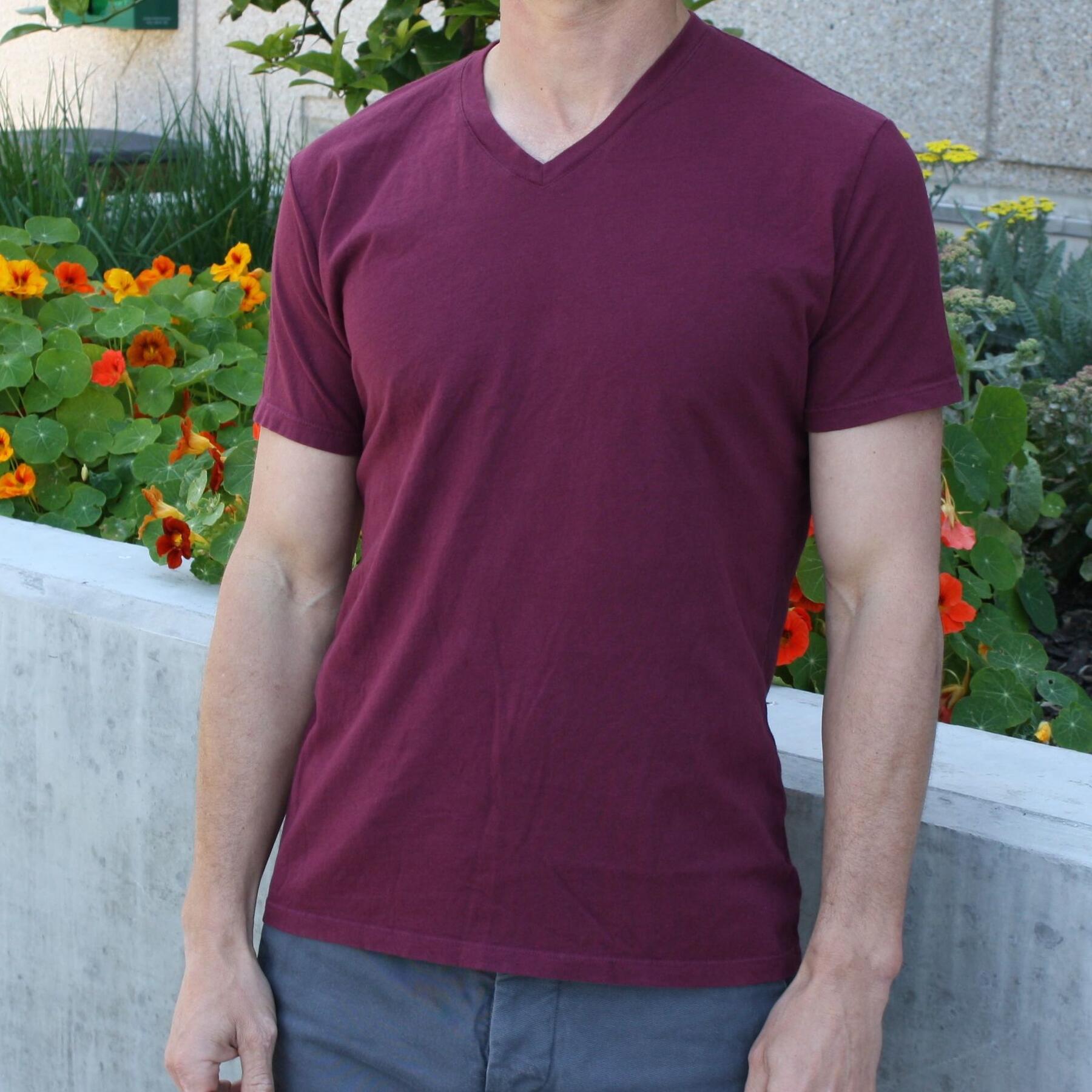 gustin usa v-neck 3pk (navy, slate, wine)