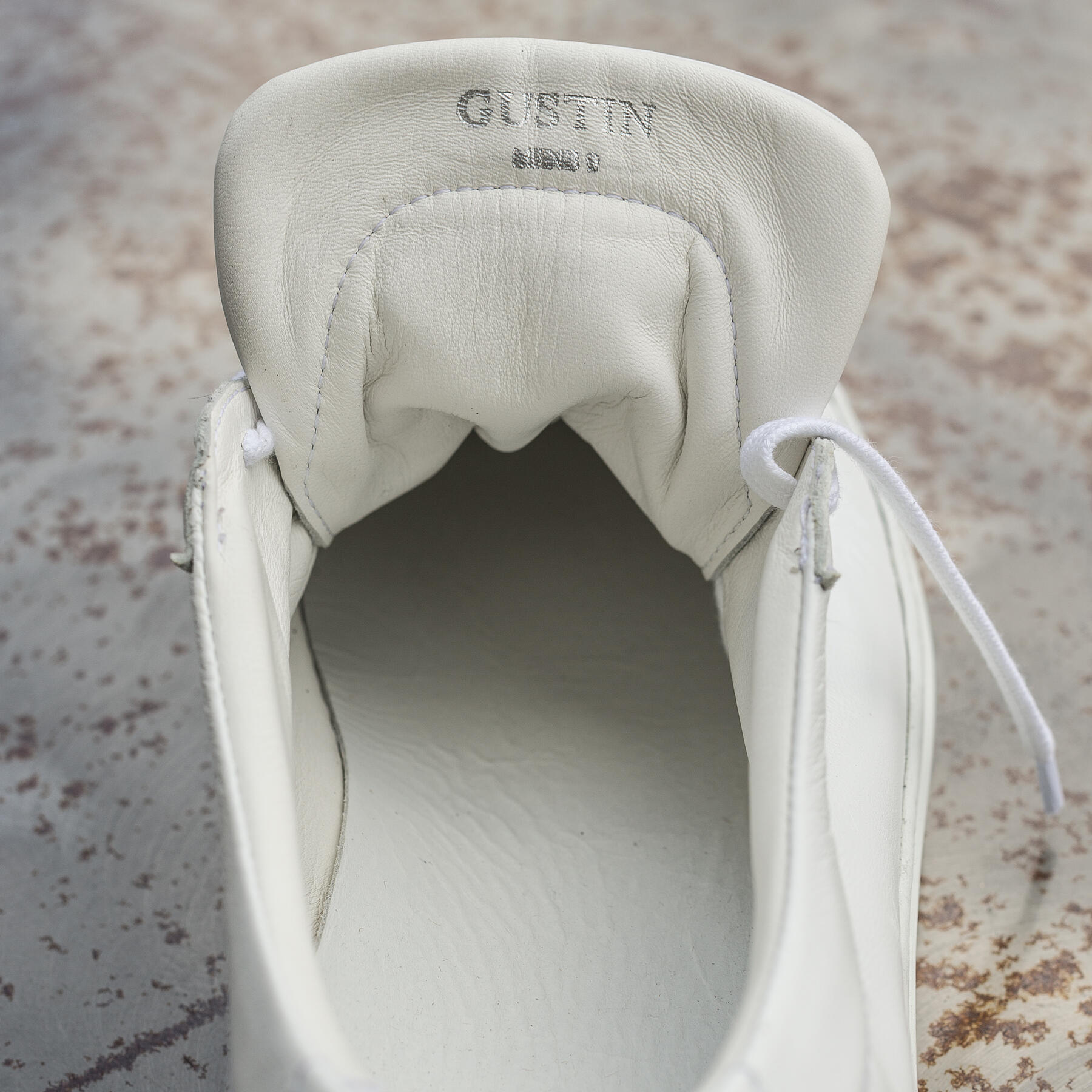 gustin white low top