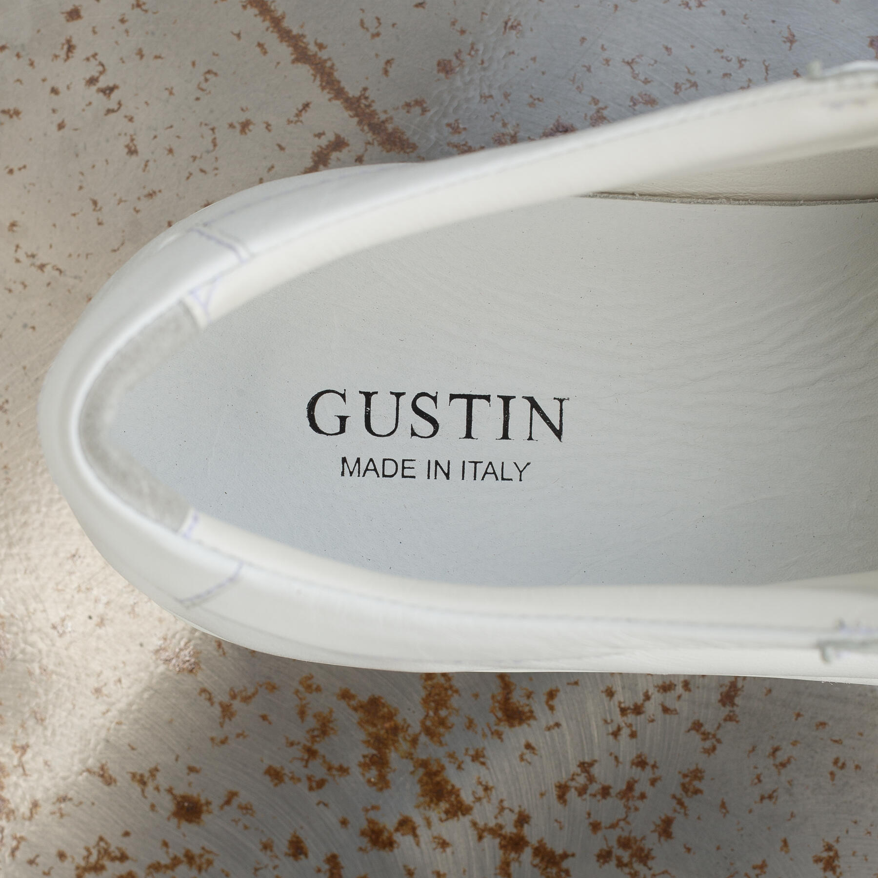 gustin white low top