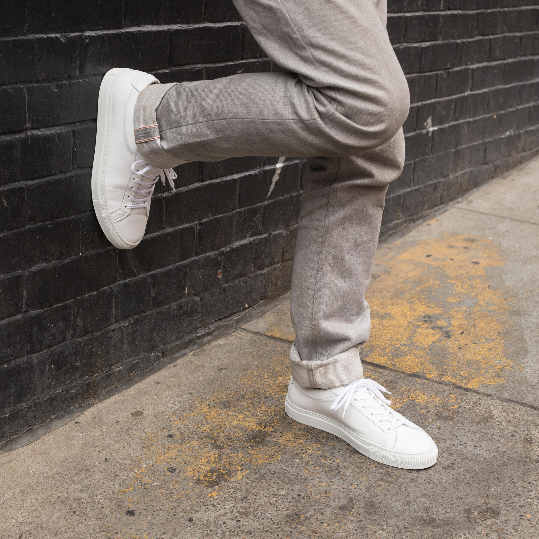 gustin white low top