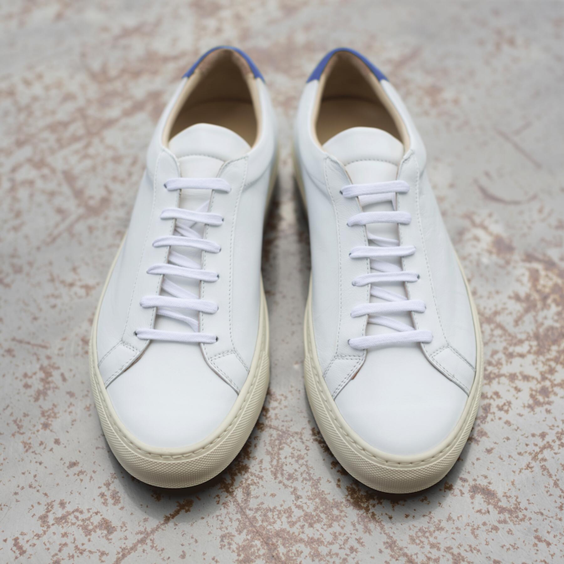gustin white-blue low top