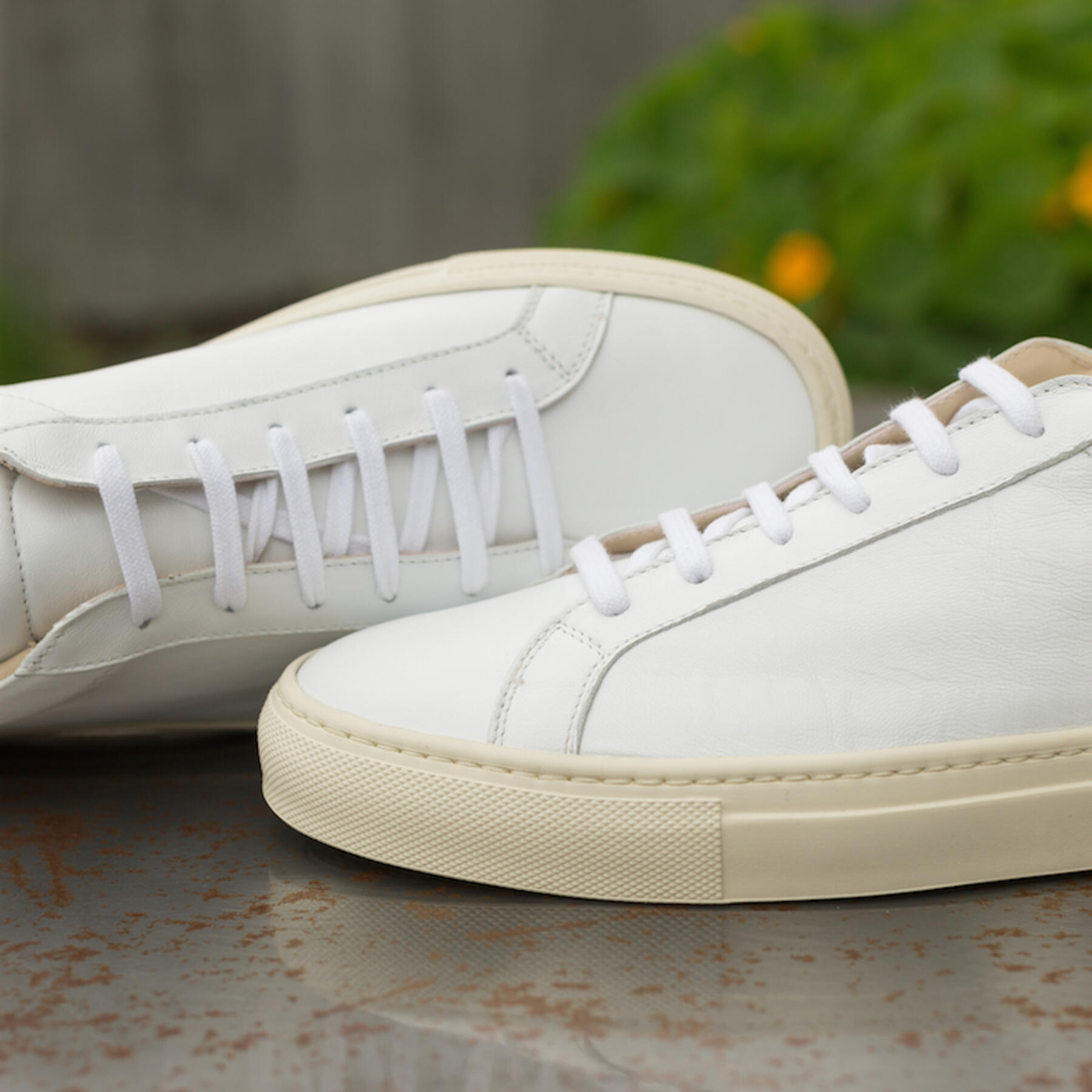 gustin white-blue low top